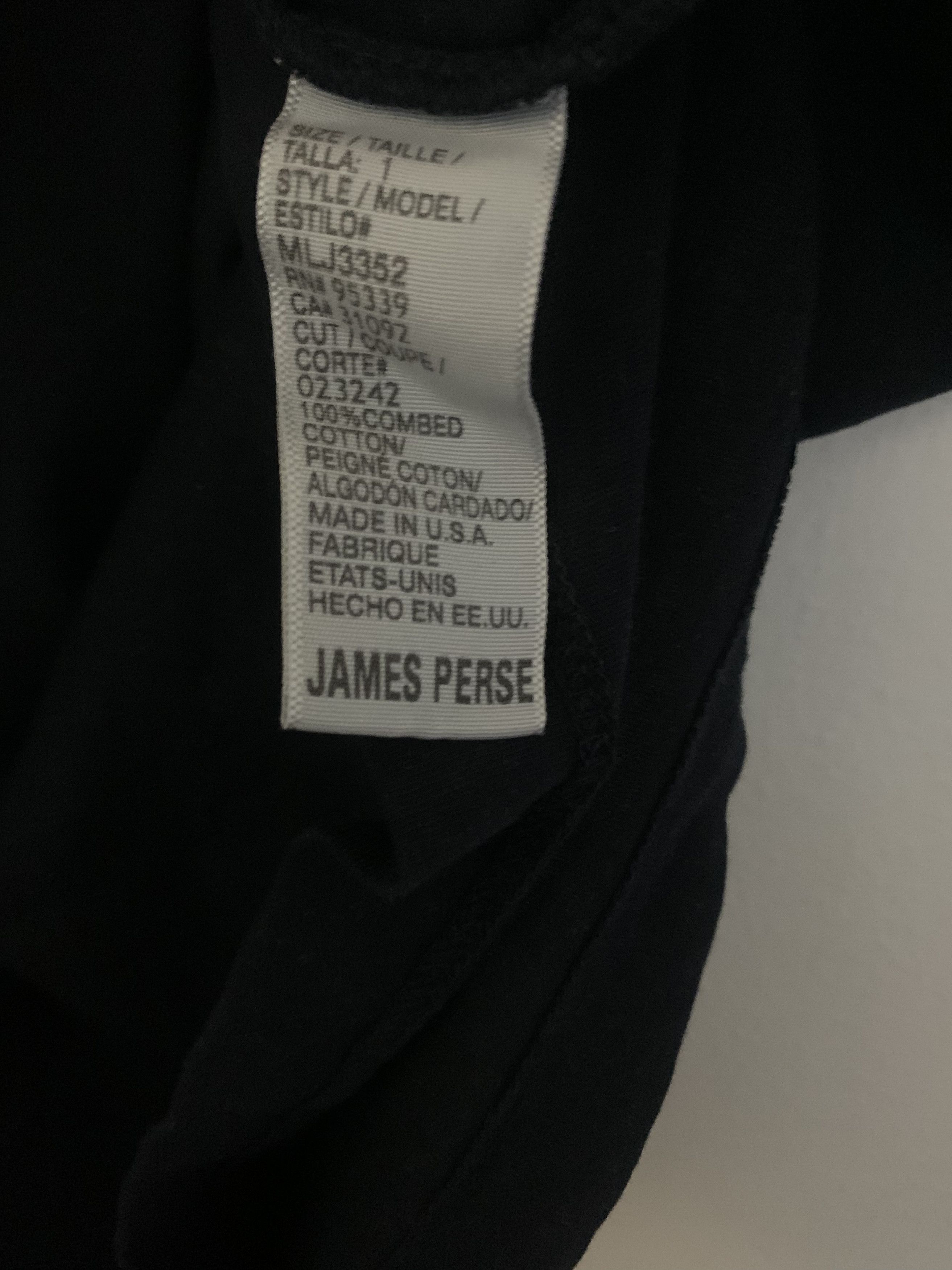 James Perse James Perse V neck tee Deep Blue Size US S / EU 44-46 / 1 - 3 Thumbnail