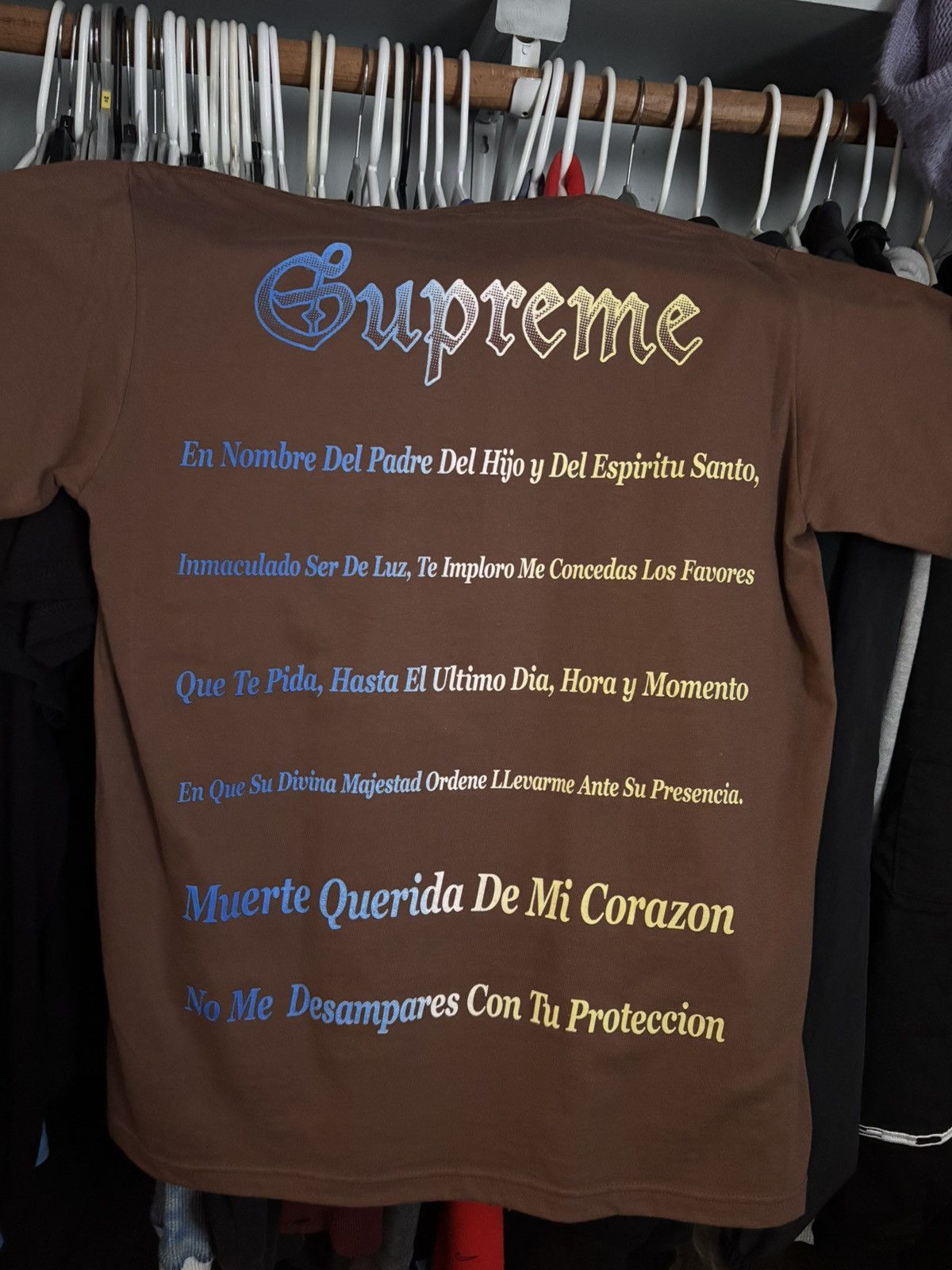 Supreme Supreme Grim Reaper Tee ‘Brown’ Size US M / EU 48-50 / 2 - 3 Thumbnail