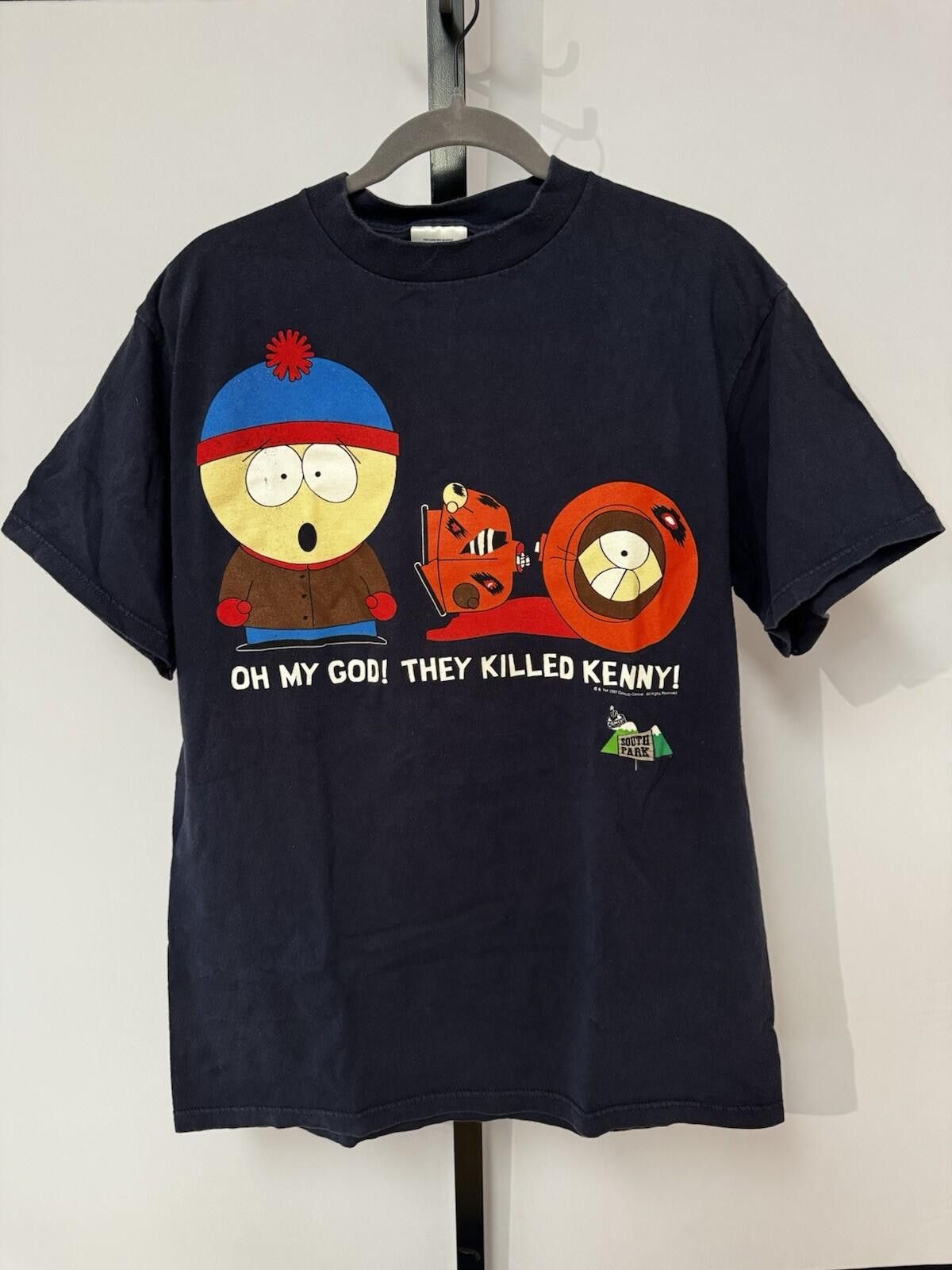 Vintage South Park Oh My God They Killed Kenny 1997 L Shirt