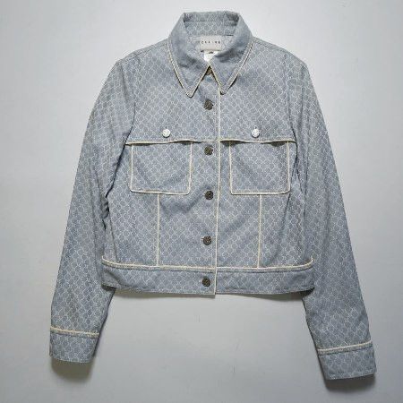 Celine 🔥ACC offer🔥 RARE Celine monogram denim soft jacket Size S / US 4 / IT 40 - 1 Thumbnail