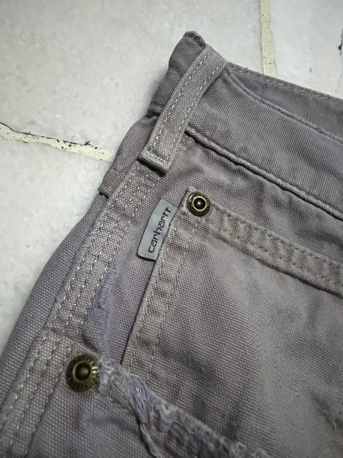 Carhartt 💥Baggy💥90’s Vintage Carhatt Carpenter Distressed Pants Size US 32 / EU 48 - 11 Thumbnail