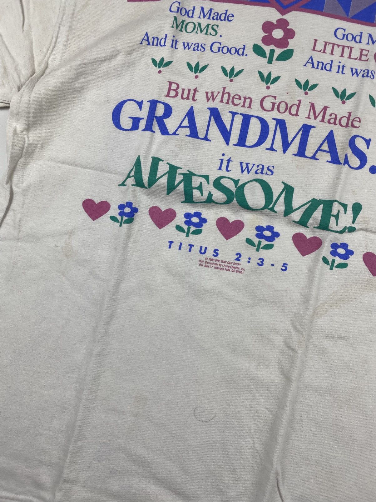 Vintage Vintage Word Jesus 90s tshirt Size US L / EU 52-54 / 3 - 2 Thumbnail