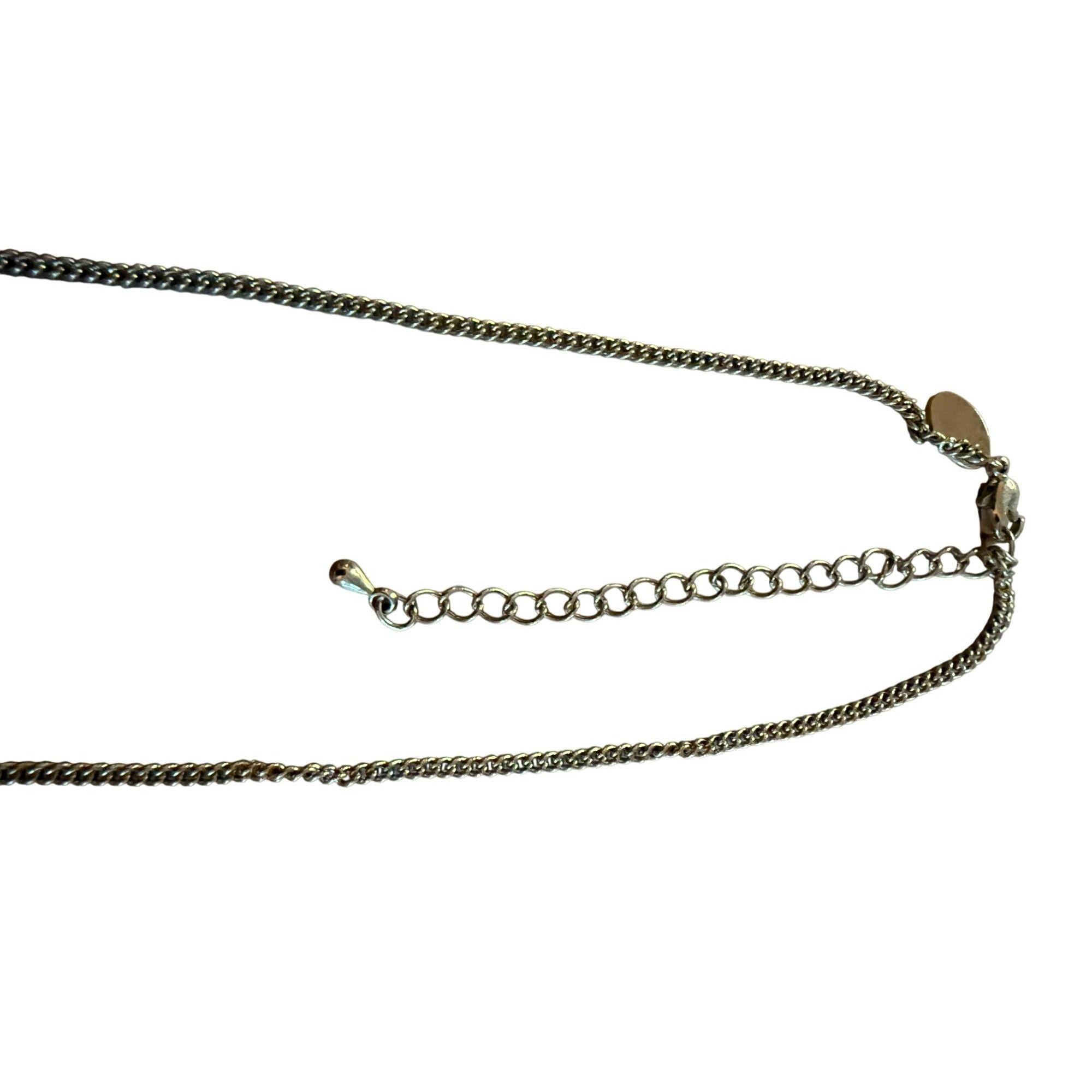 Other Lia Sophia Silver Tone & Pink Flower Bead Necklace Adjustabl Size ONE SIZE - 3 Thumbnail