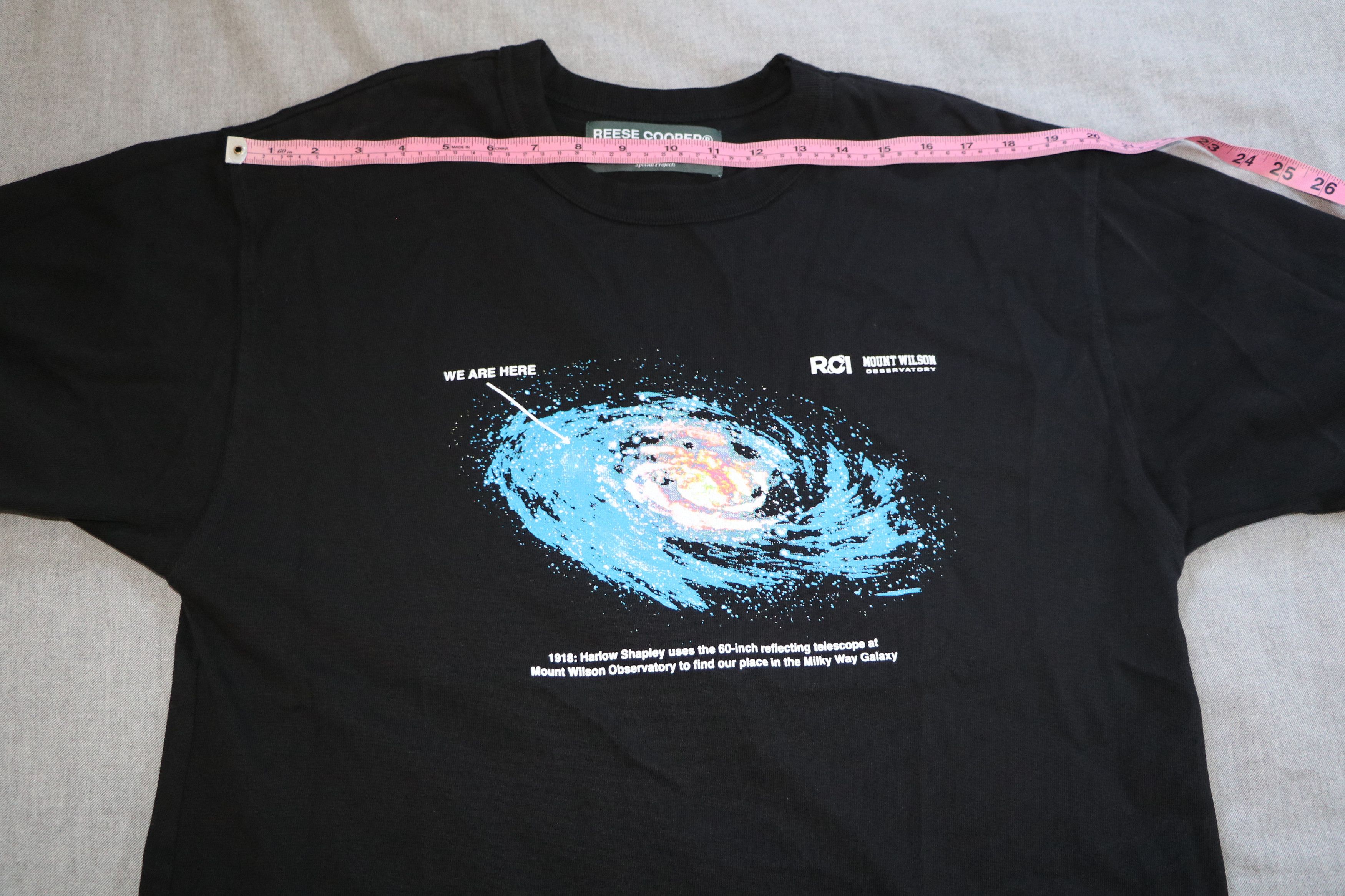 Reese Cooper Reese Cooper Galaxy 'Mount Wilson Observatory' Cotton Tshirt Size US L / EU 52-54 / 3 - 8 Thumbnail