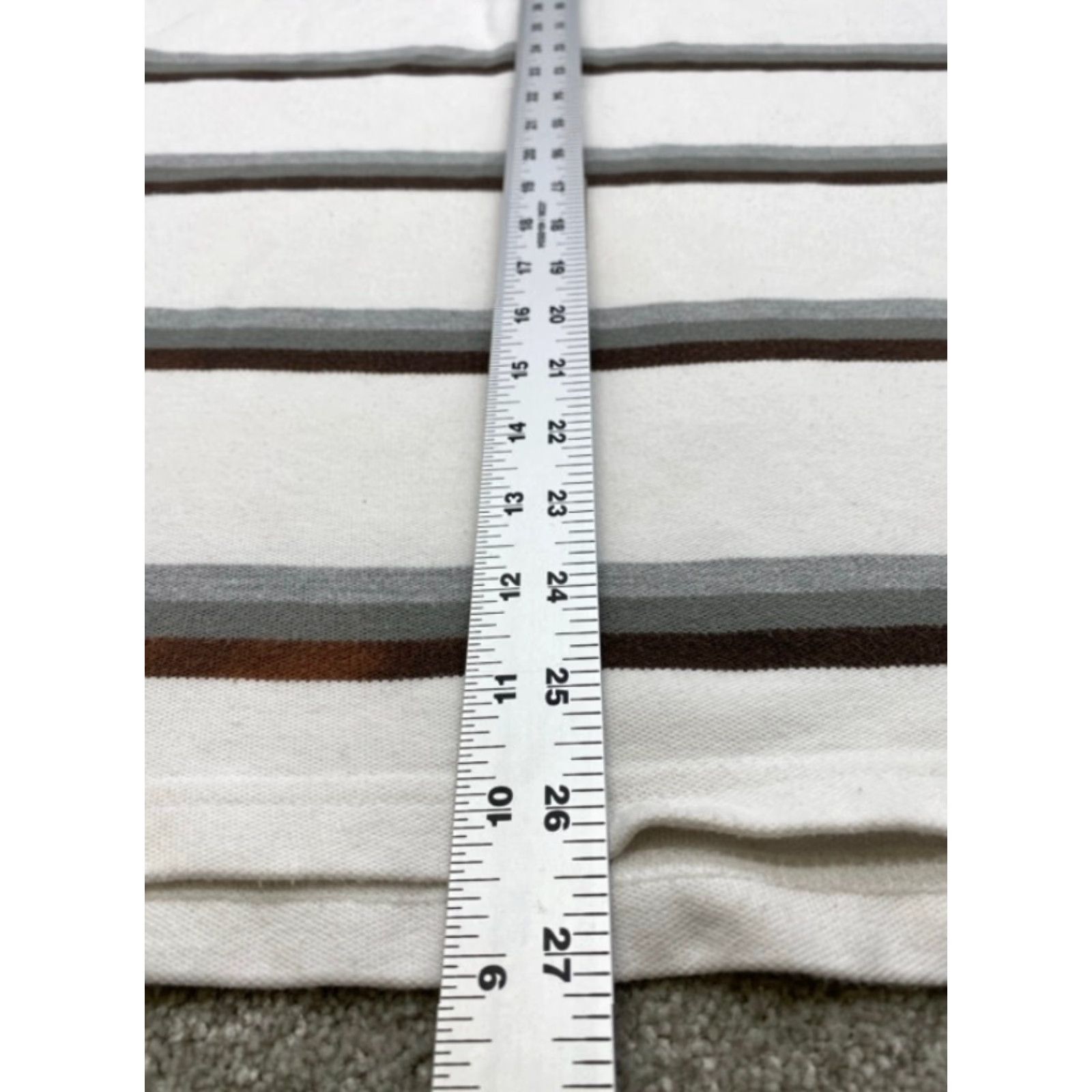 Rocawear Rocawear Polo Shirt Men's XL Short Sleeve White Striped 100% Cotton Polo Shirt XL Rocawear Men Size US XL / EU 56 / 4 - 4 Thumbnail