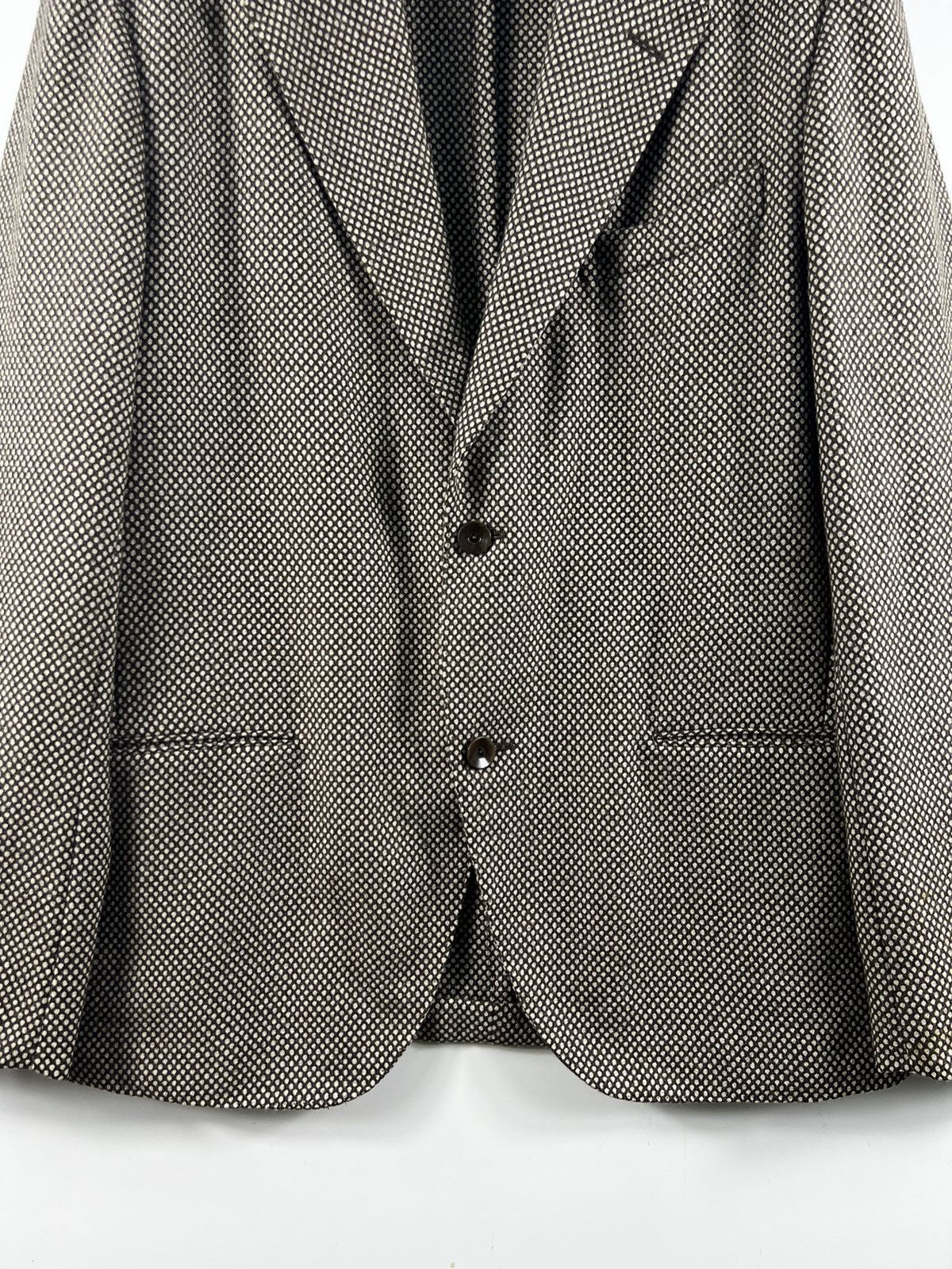 Boglioli 🔥RARE🔥 BOGLIOLI ITALY RETFORD WOOL ABSTRACT HEAVY JACKET Size US S / EU 44-46 / 1 - 4 Thumbnail