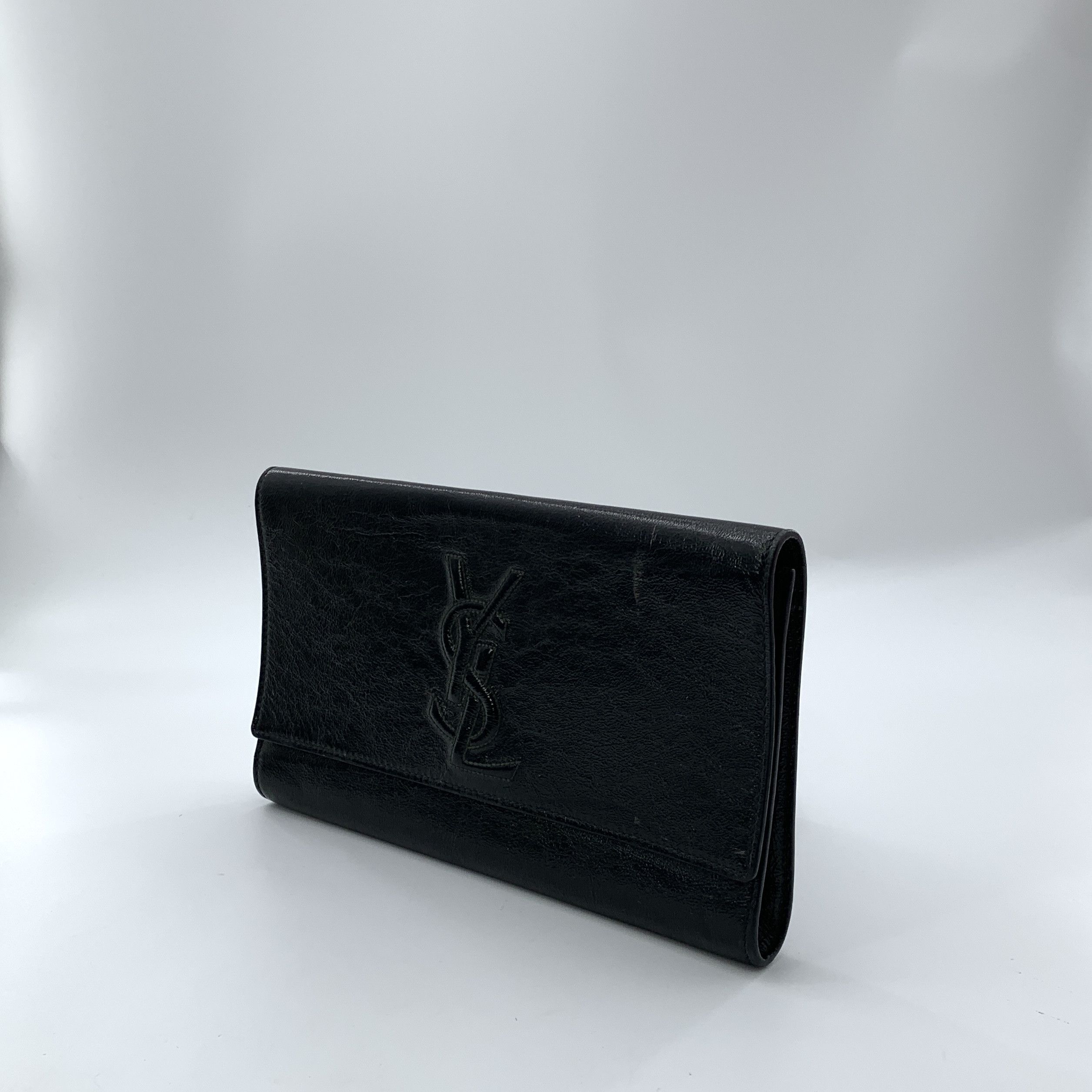 Saint Laurent Paris Saint Laurent Embossed Logo Clutch Size ONE SIZE - 9 Thumbnail