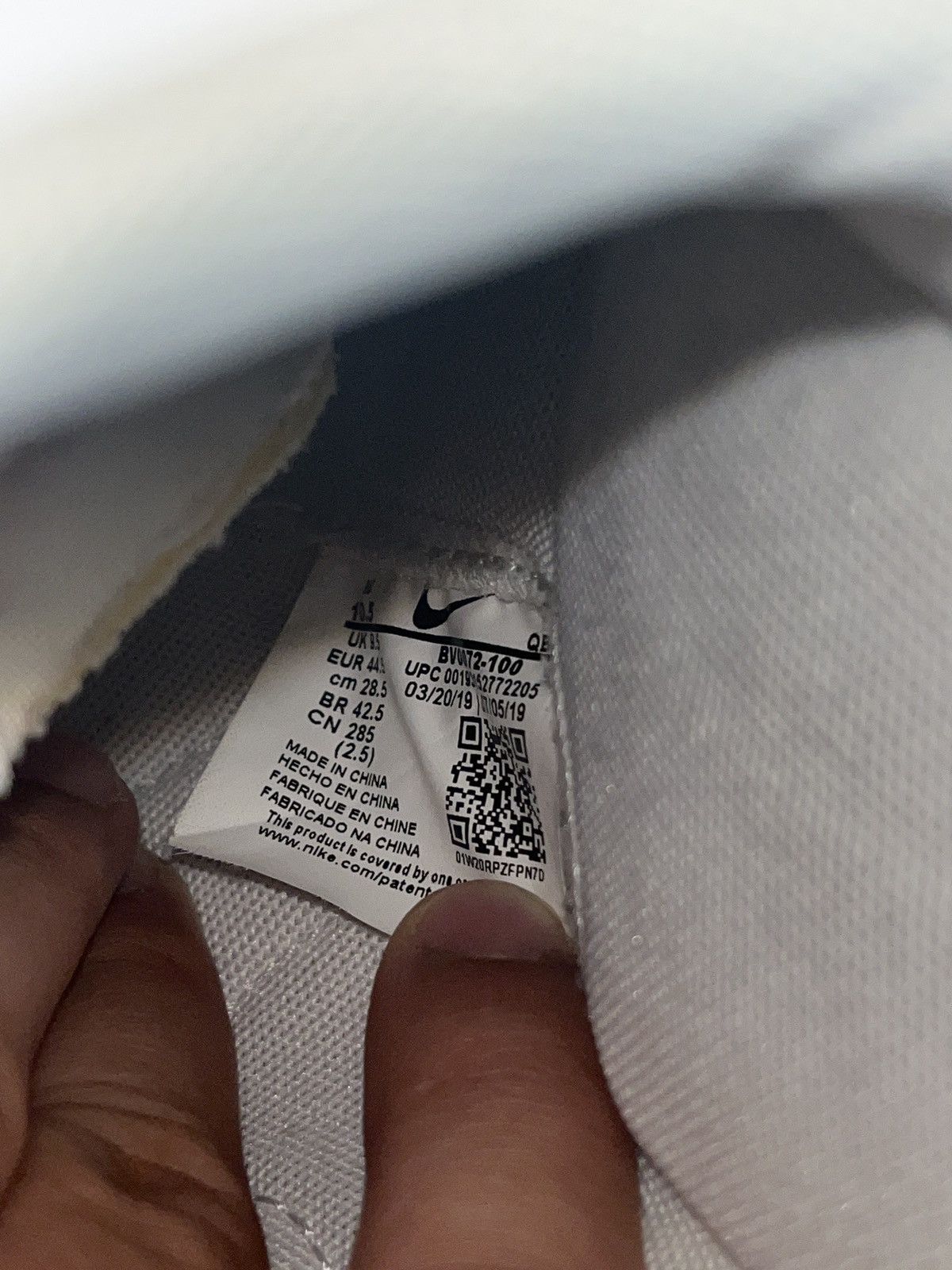 Nike × Sacai Sacaj x Blazer mid White Gray Size US 10.5 / EU 43-44 - 1 Thumbnail