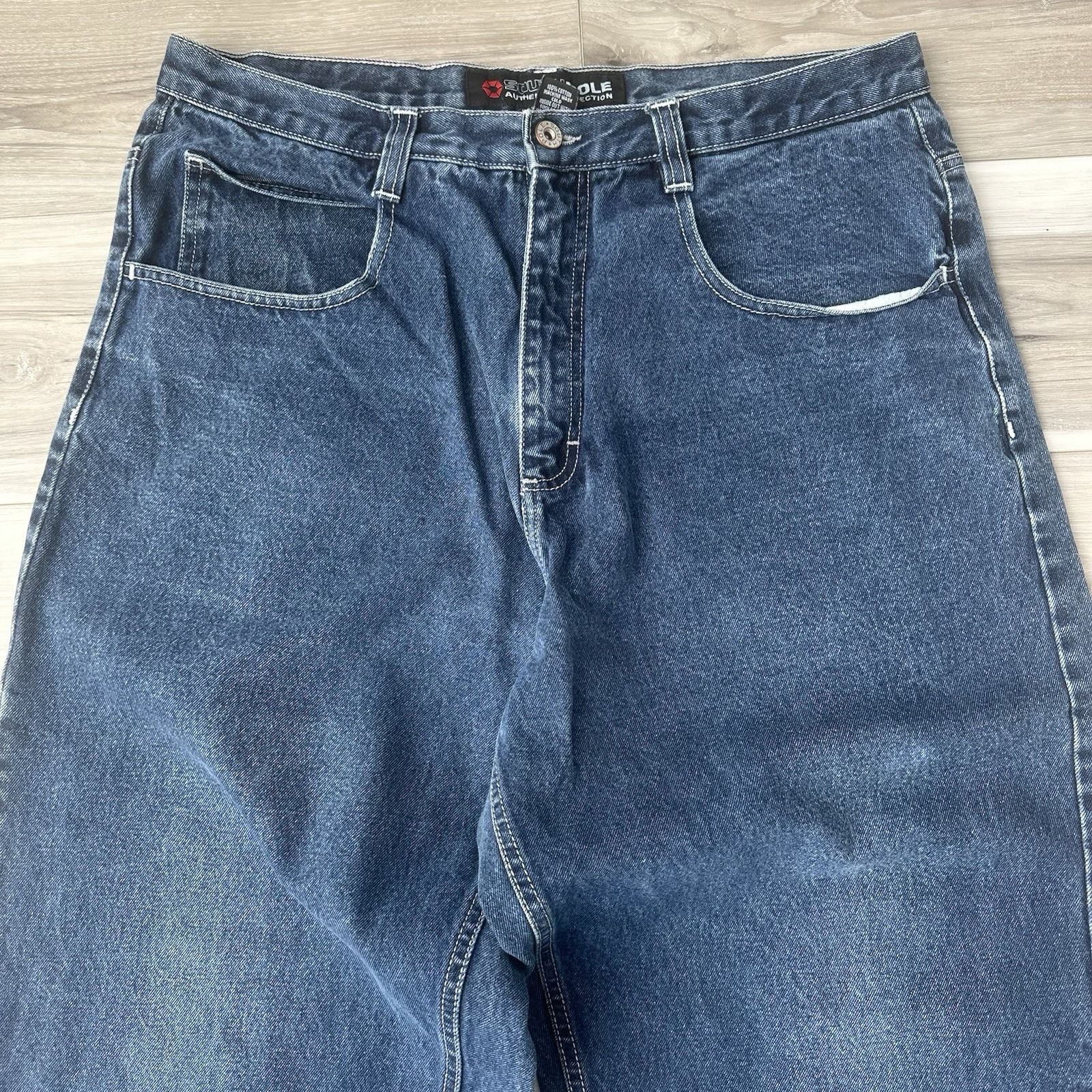 Southpole VTG Southpole Denim Jeans Men's 36x33 Blue Baggy Y2K Skater Size US 38 / EU 54 - 2 Thumbnail