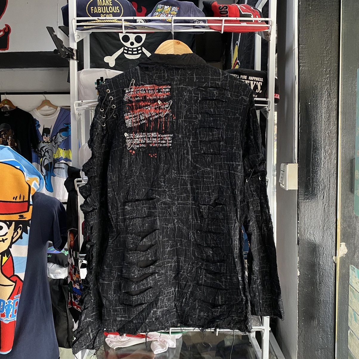 Japanese Brand Mad Punks Rare Design Distressed Sweaters Size M / US 6-8 / IT 42-44 - 2 Thumbnail