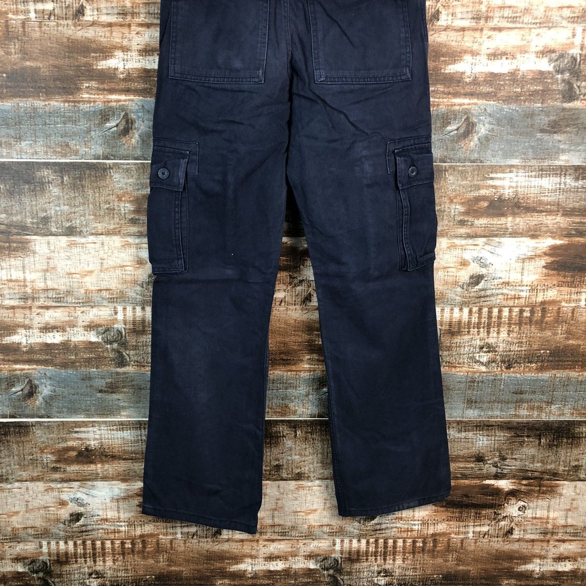 Japanese Brand Old Navy Black Cargo Multipocket Pants #A2521 Size US 28 / EU 44 - 18 Thumbnail