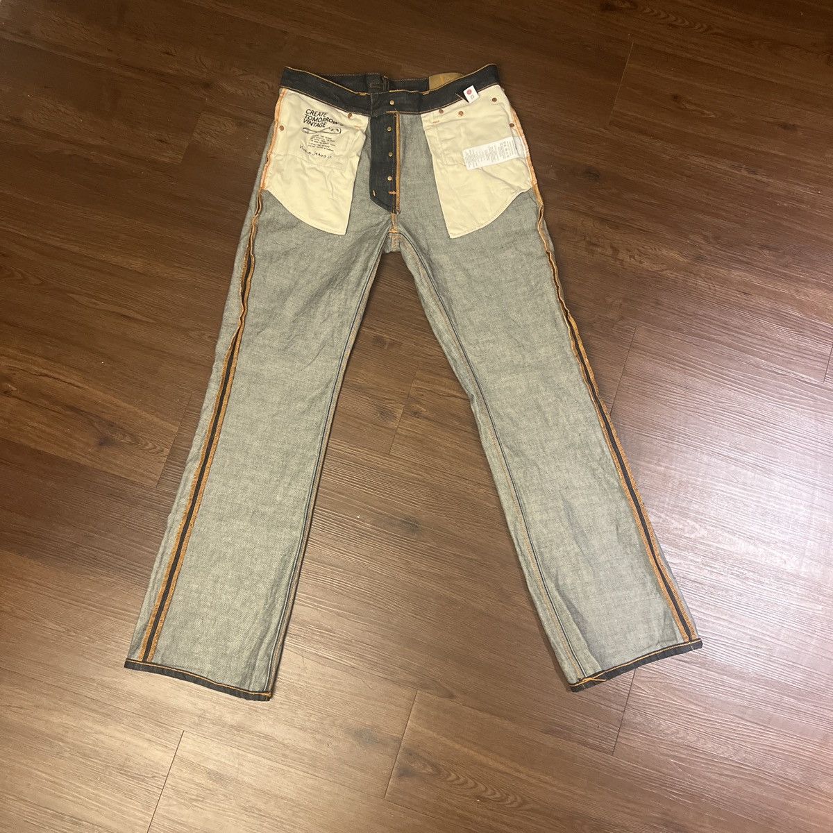Nudie Jeans Flare Glenn Dry Nostalgia Size US 31 - 5 Thumbnail