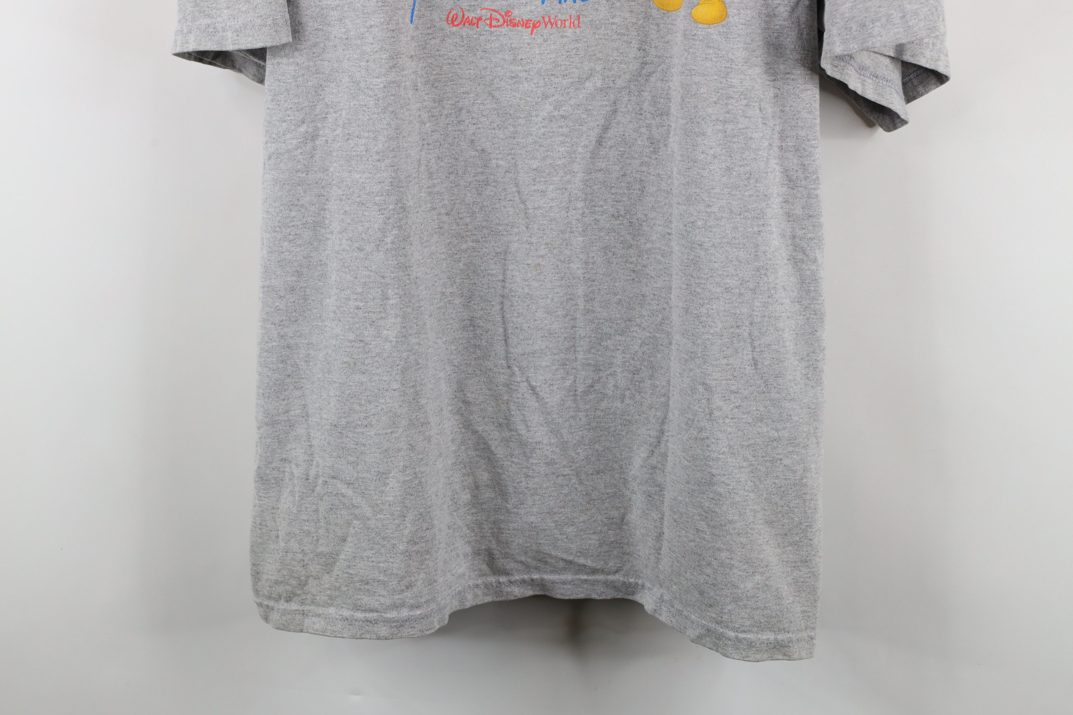 Disney × Vintage Vintage Y2K Disney Magic Walt Disney World T-Shirt Gray Size US XL / EU 56 / 4 - 3 Thumbnail