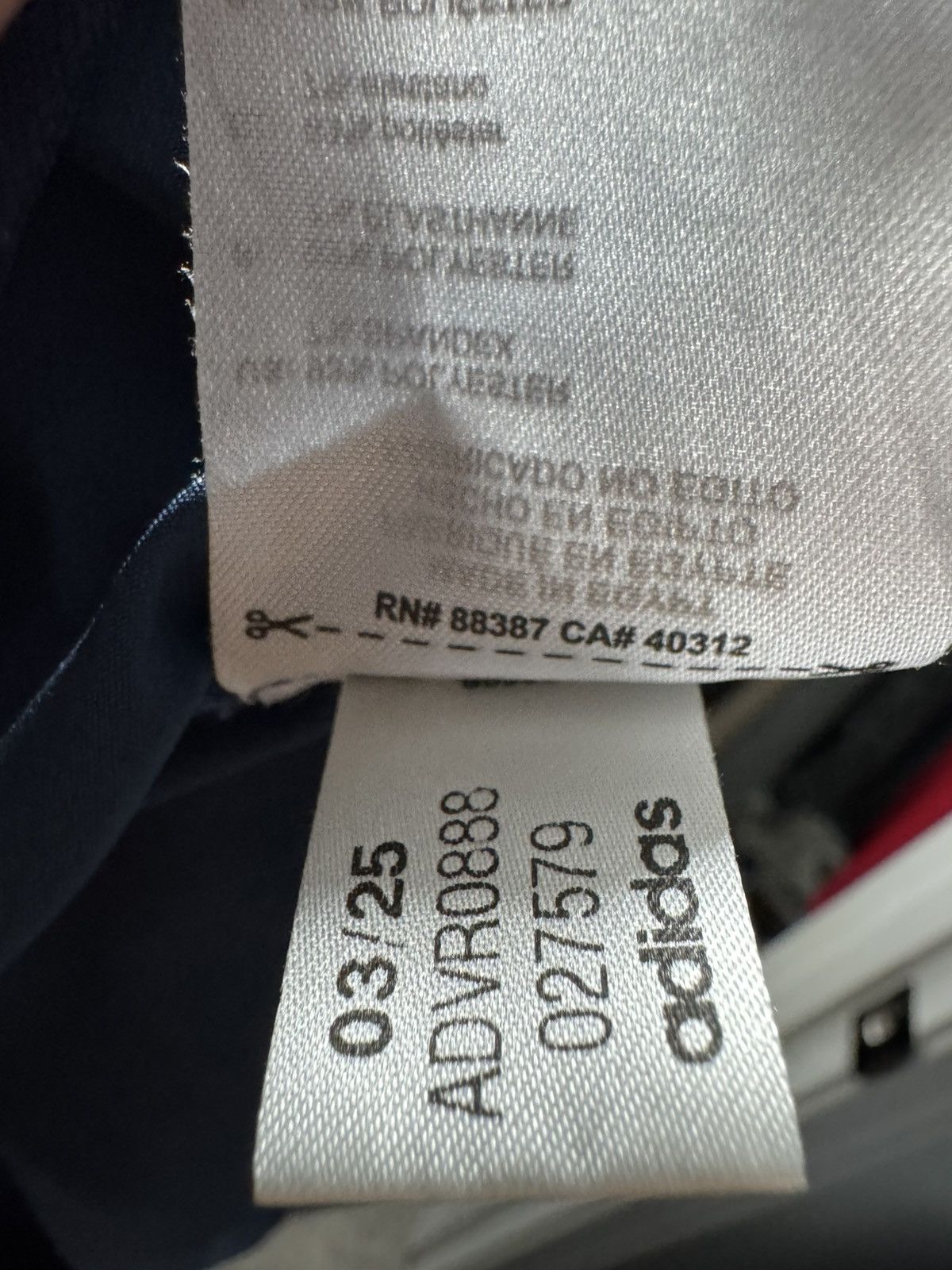 Adidas Adidas Navy Blue Windbreake Size US XL / EU 56 / 4 - 8 Thumbnail
