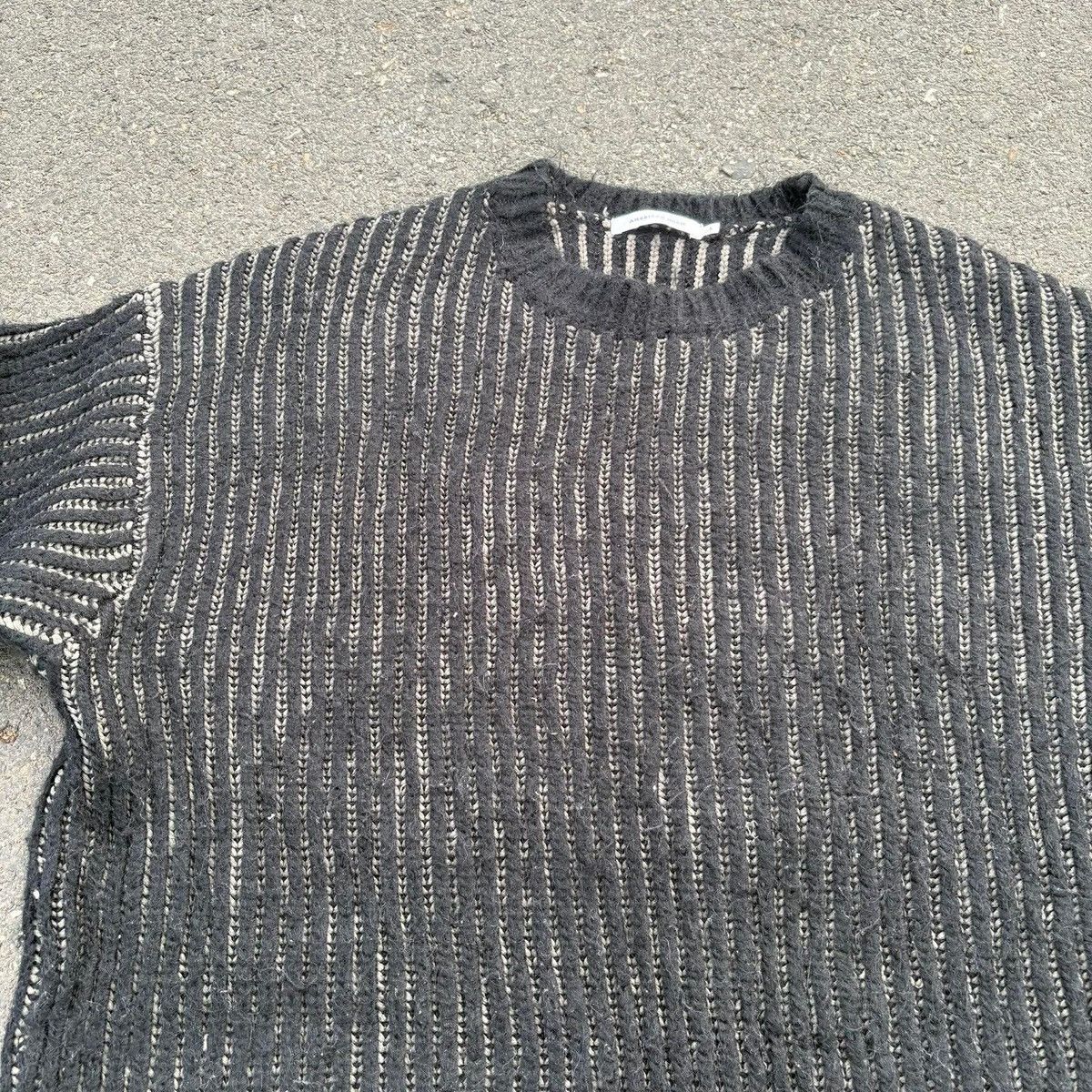 Japanese Brand AMERICAN HOLIC Textured Knit Sweater Minimal Japanese Brand Size US XL / EU 56 / 4 - 9 Thumbnail