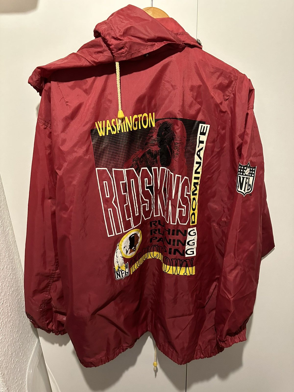 image of Nfl Campri Jacket Washington Redskins Size L Vintage Teamline, Men's