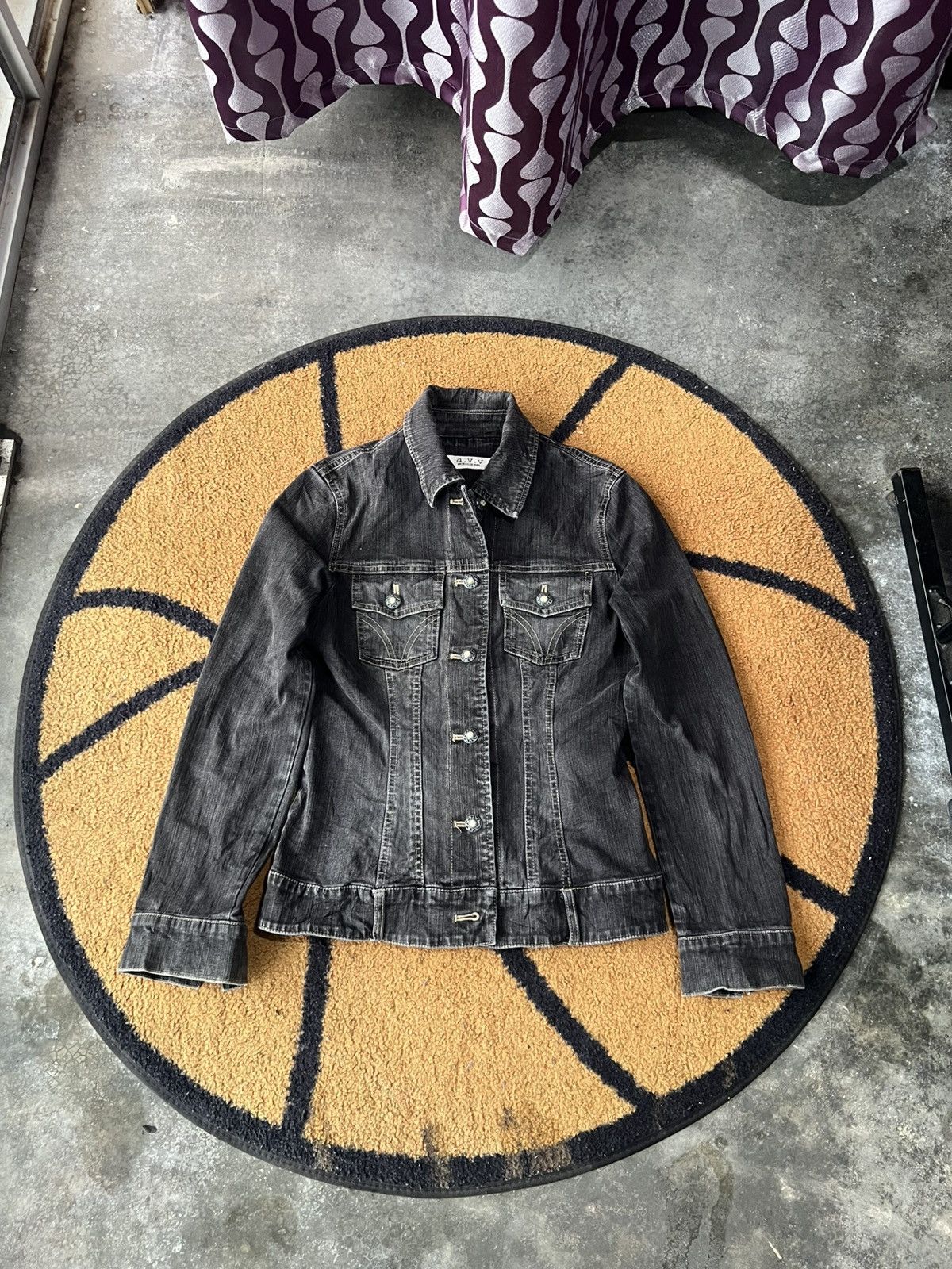 Michel Klein 🔥AVV Michel Klein Denim Jacket Size S / US 4 / IT 40 - 1 Thumbnail