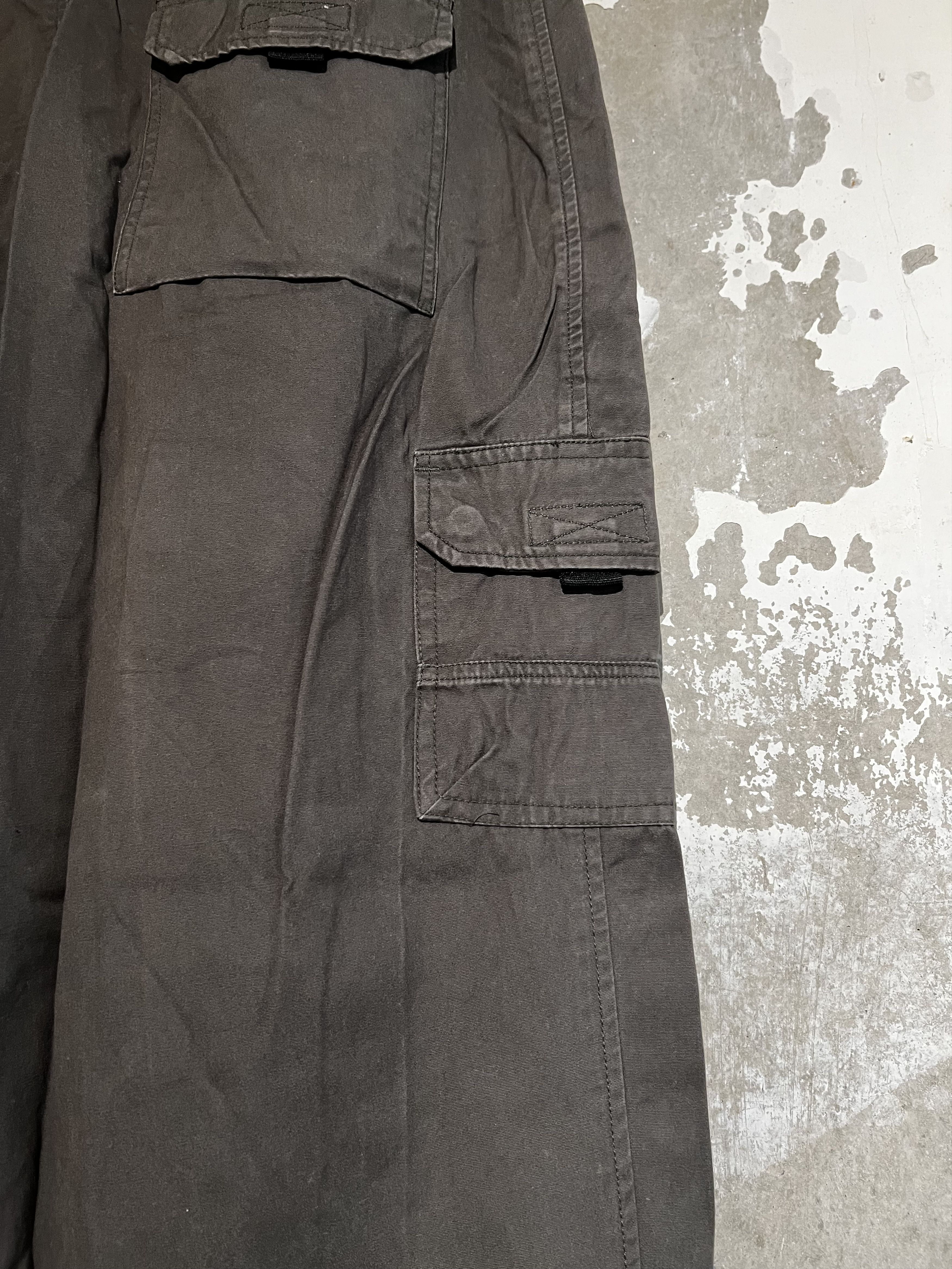 Vintage Vintage Cargo Pants Hunter Green Size US 31 - 4 Thumbnail