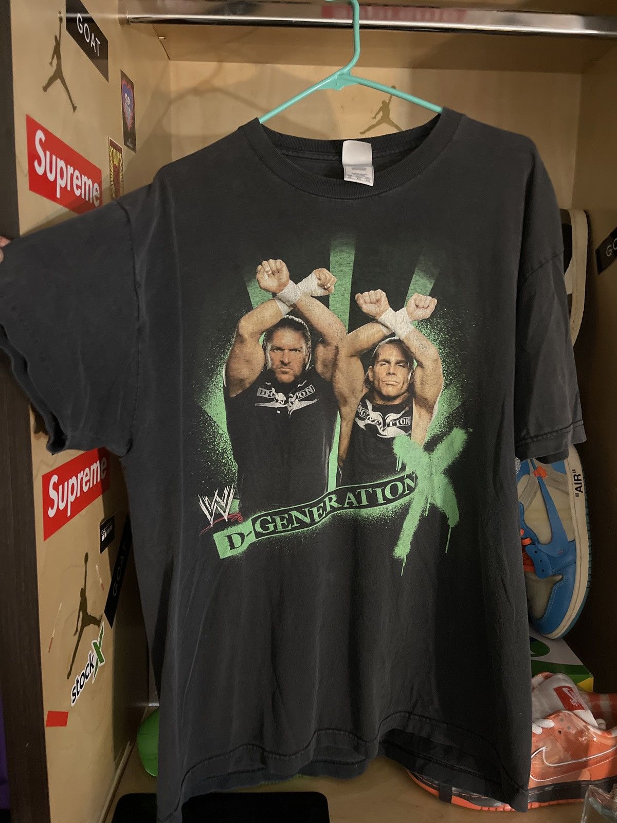 Image of Vintage Degeneration X Tee Wwe in Black, Men's (Size XL)