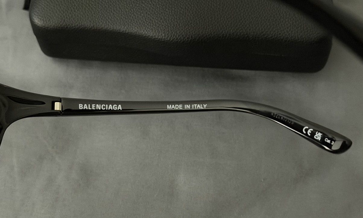 Balenciaga Balenciaga Bat Rectangle Sunglasses Size ONE SIZE - 6 Thumbnail