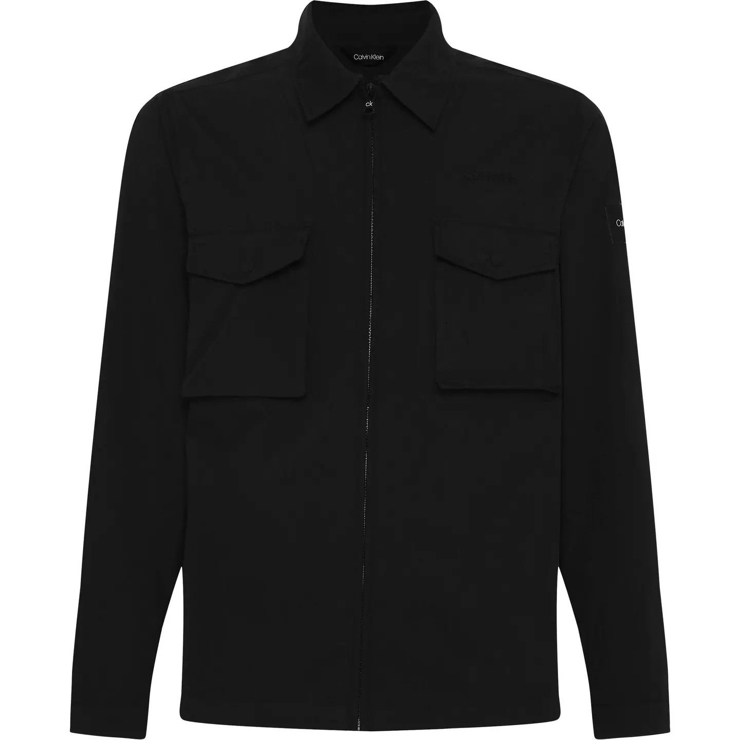 Calvin Klein o1g2r1mq0426 Long Sleeve Overshirt in Black Size US XL / EU 56 / 4 - 1 Thumbnail