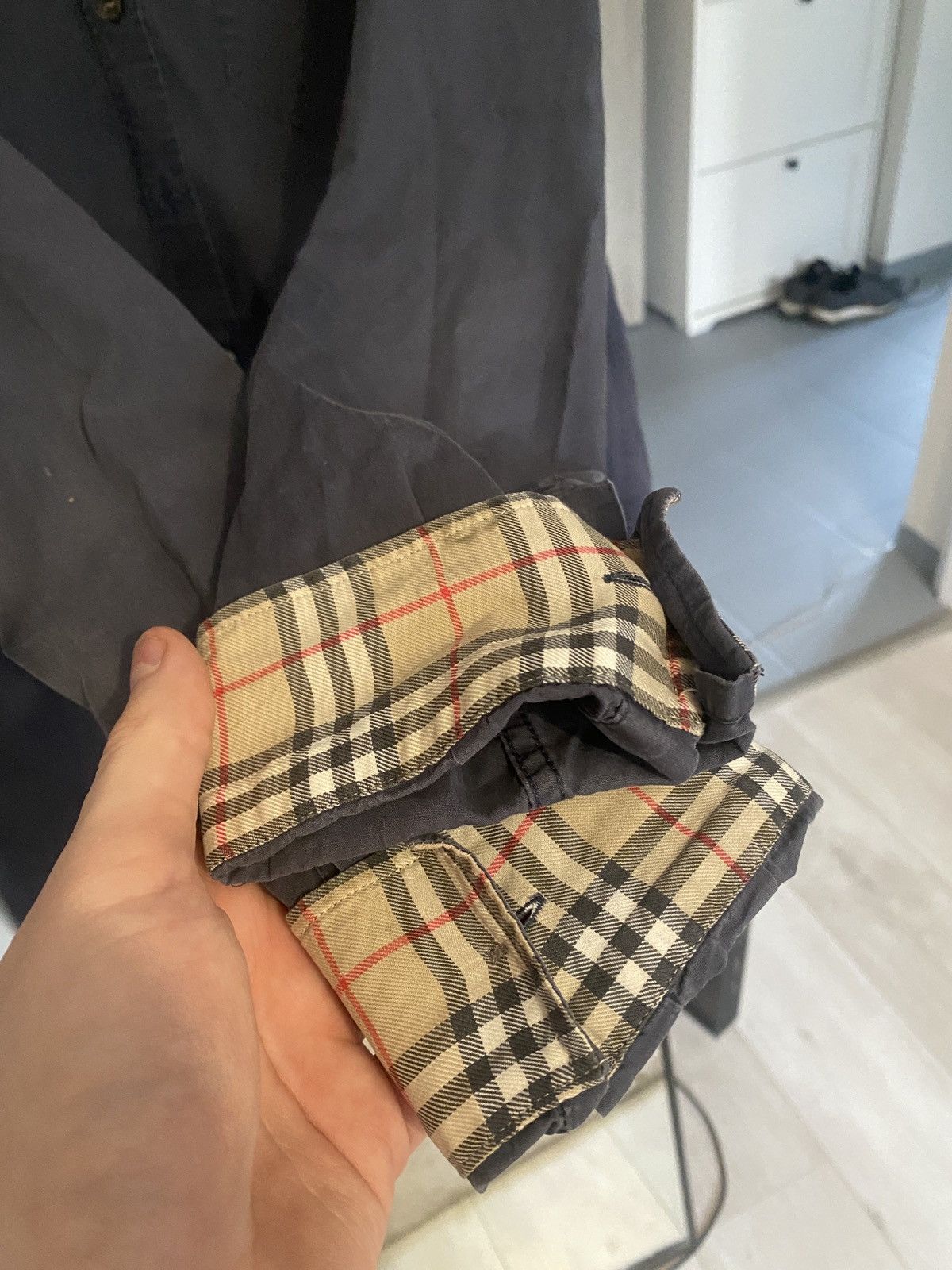 Burberry Luxury Vintage pattern on cuffs burberry shirt button up Size US L / EU 52-54 / 3 - 7 Thumbnail