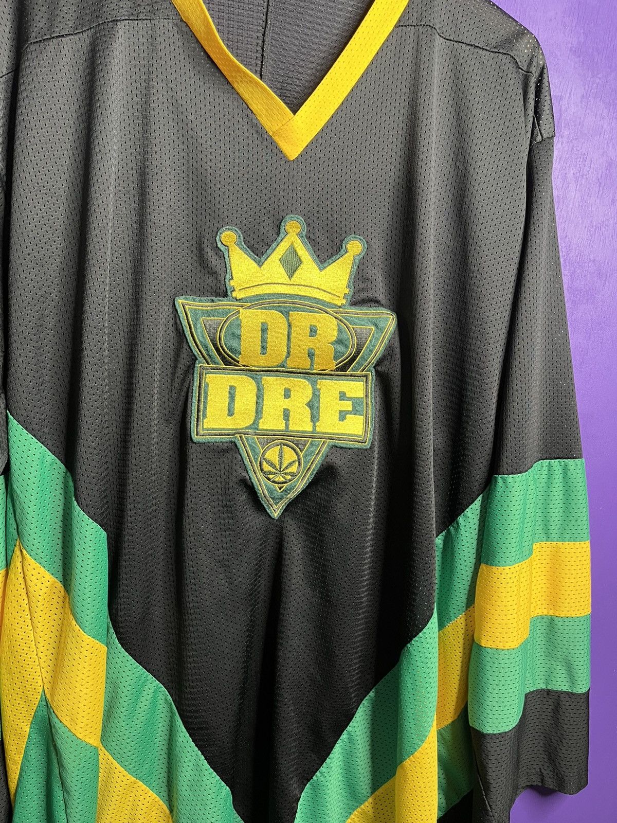 Rap Tees × Vintage Vintage 90s Dr Dre rap promo hockey jersey Size US XXL / EU 58 / 5 - 3 Thumbnail