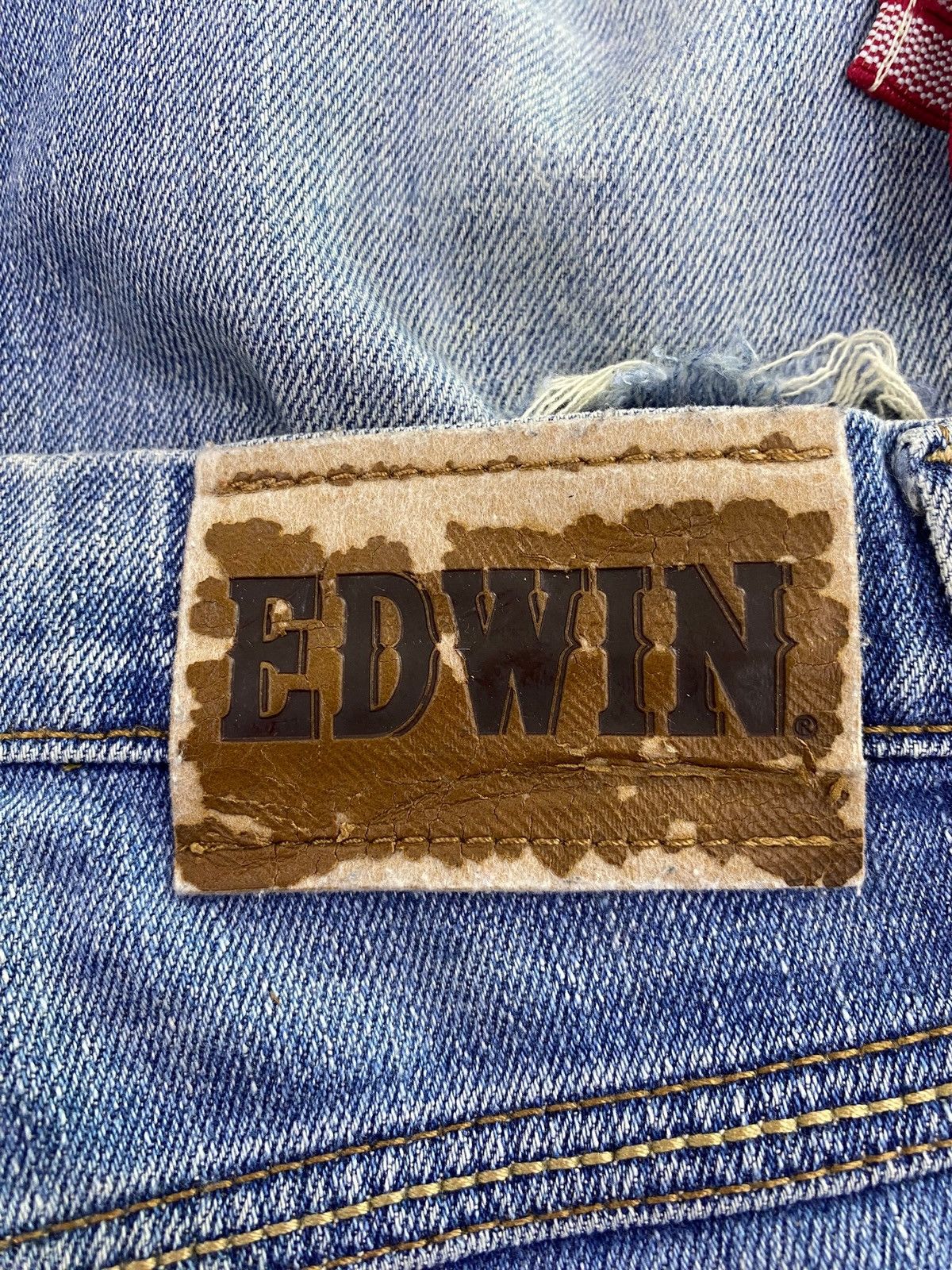 Edwin Vintage Edwin Acid Blue Wash Style Straight Cut Jeans Size US 27 - 10 Thumbnail