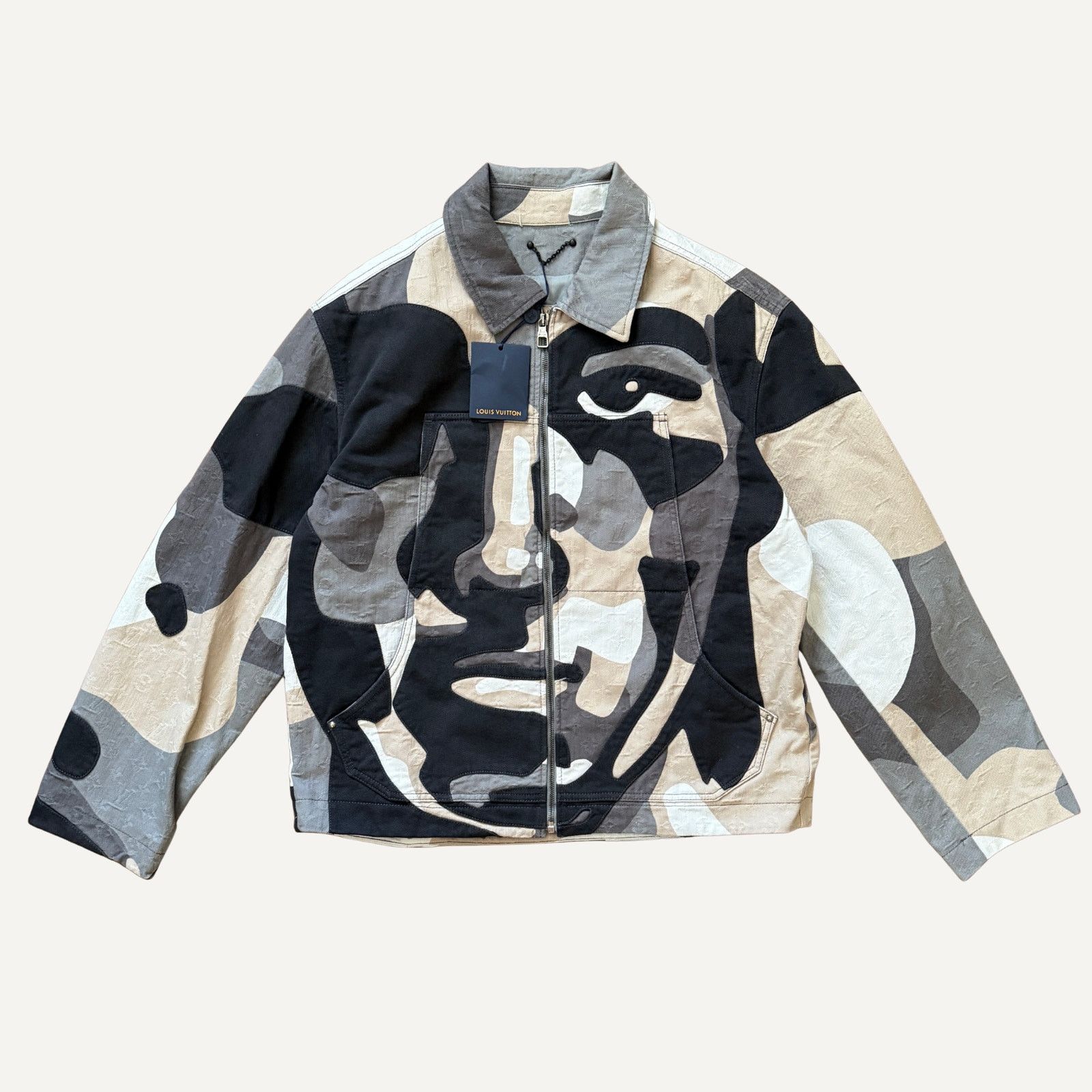 KIDSUPER Lサイズ フェイスニットセーター