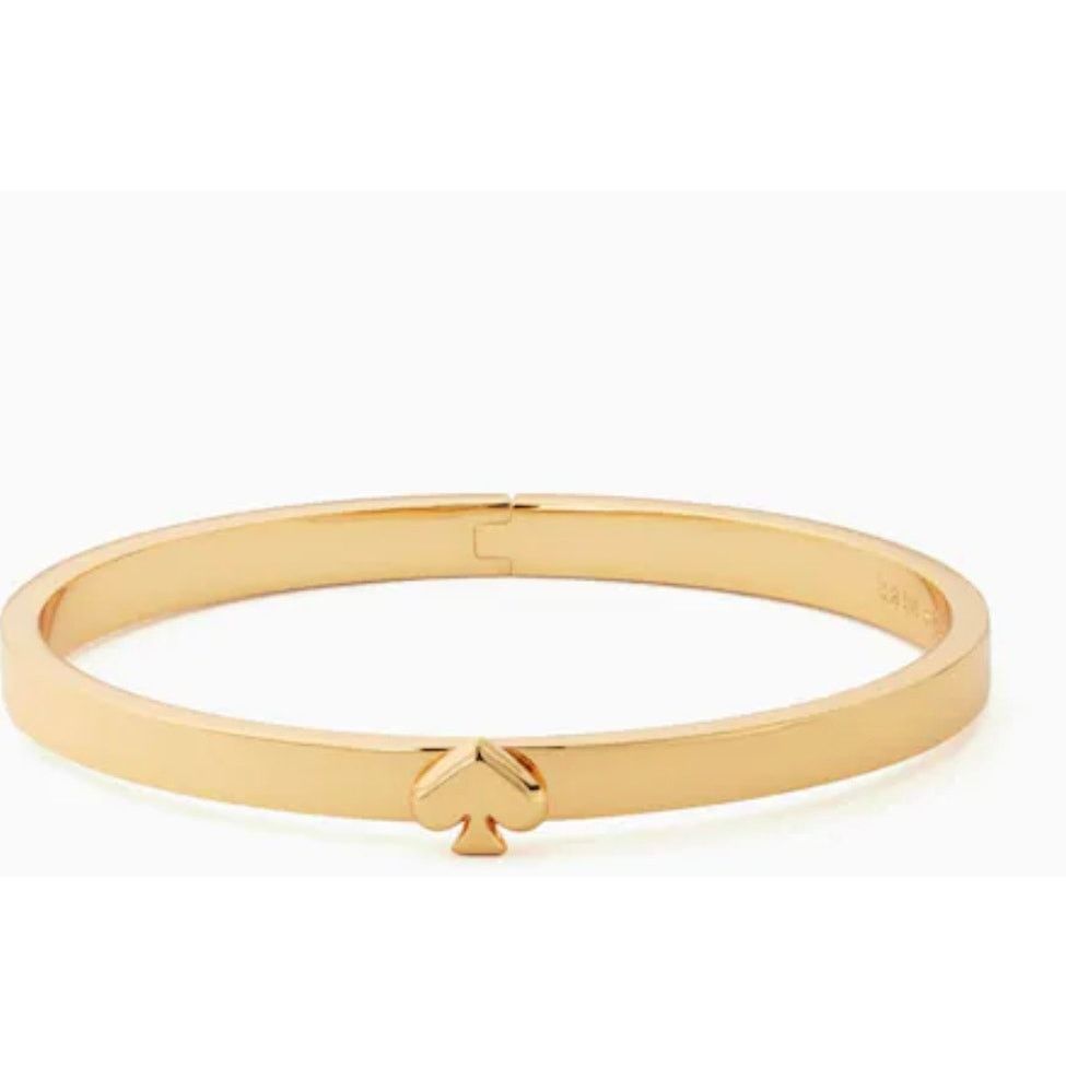 Kate Spade Kate Spade Everyday Spade Bangle Gold Tone Bracelet New Size ONE SIZE - 4 Thumbnail