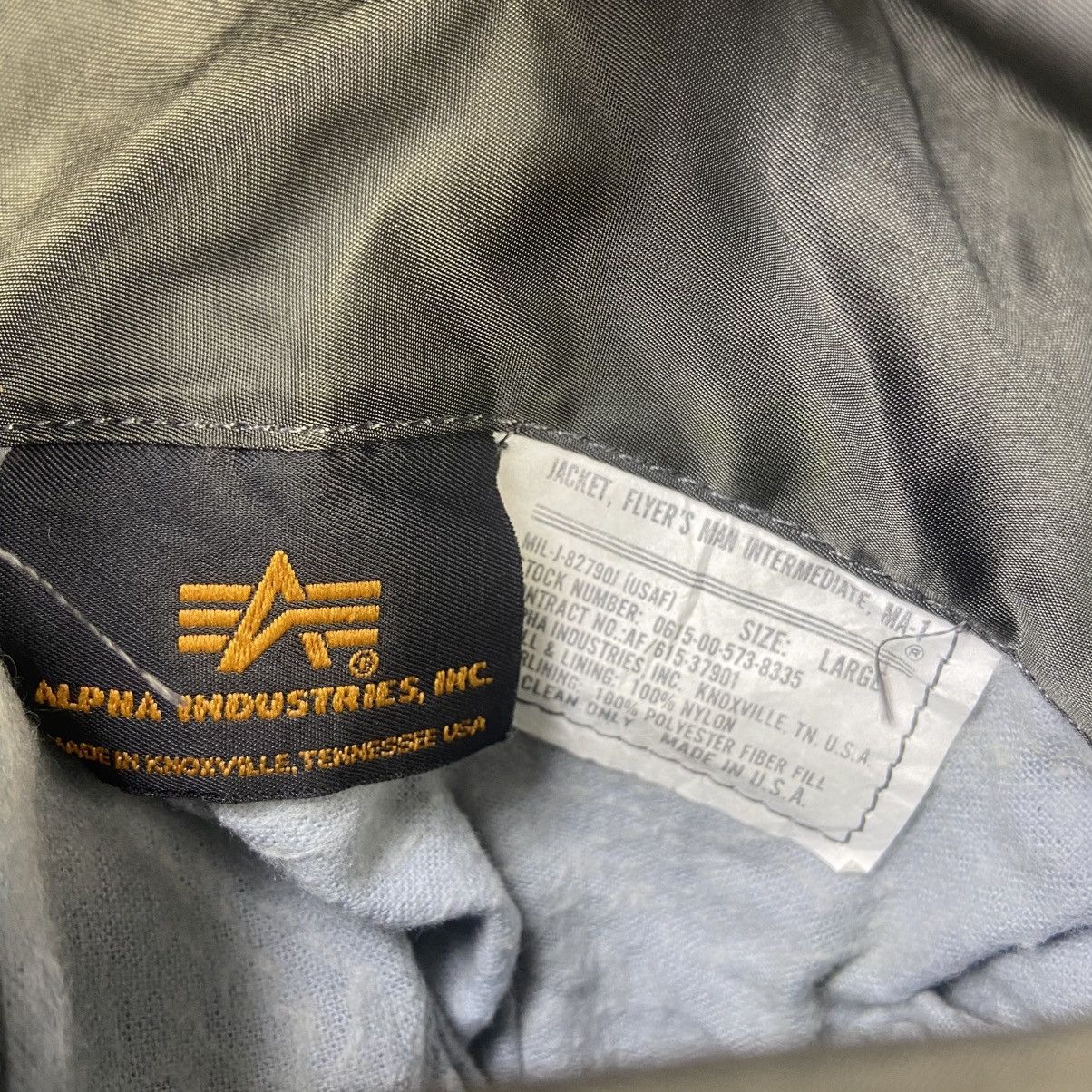 Alpha Industries Vintage Alpha Industries USAF Flight Bomber MA-1 Jacket Size US L / EU 52-54 / 3 - 21 Thumbnail