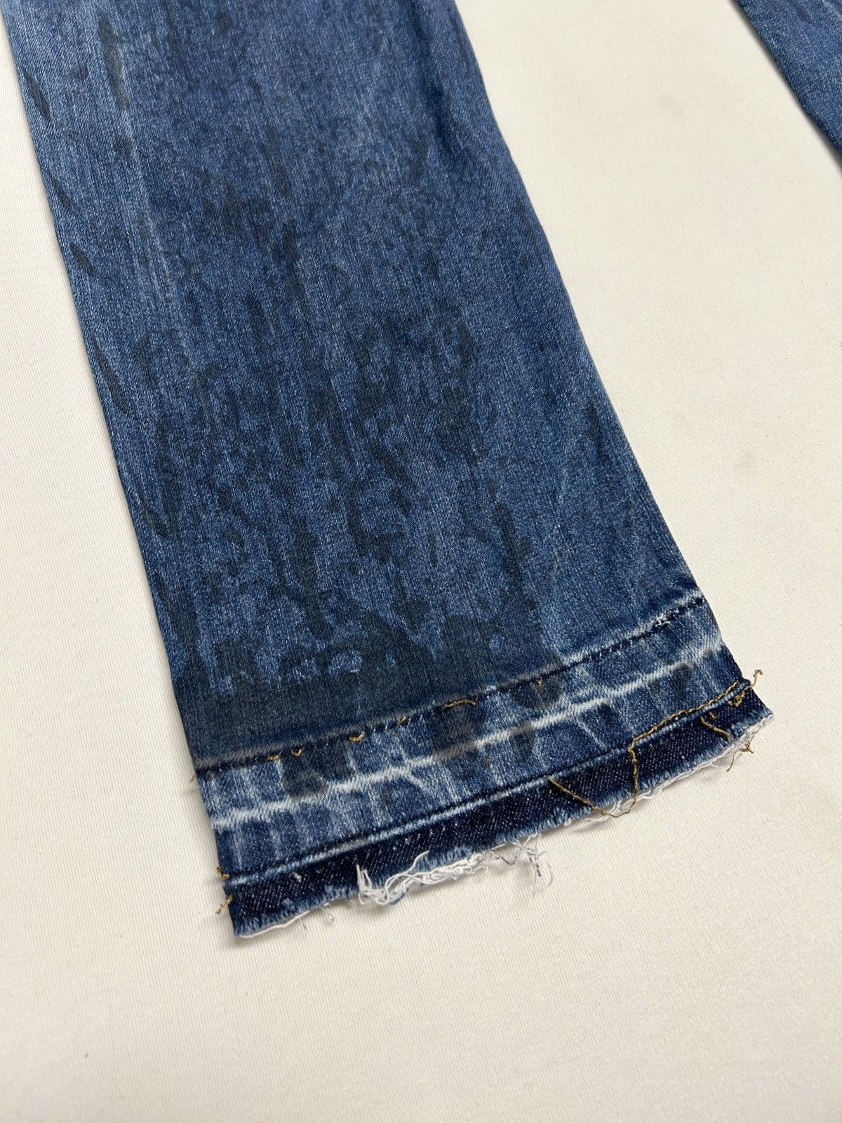 Dsquared2 FW2016 Paint Splatter Zip Denim Size US 31 - 9 Thumbnail