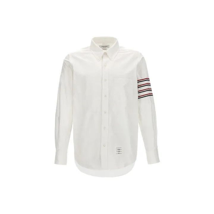 Thom Browne Thom Browne Classic Four-Stripe Button-Up Shirt -2507 Size US M / EU 48-50 / 2 - 7 Thumbnail
