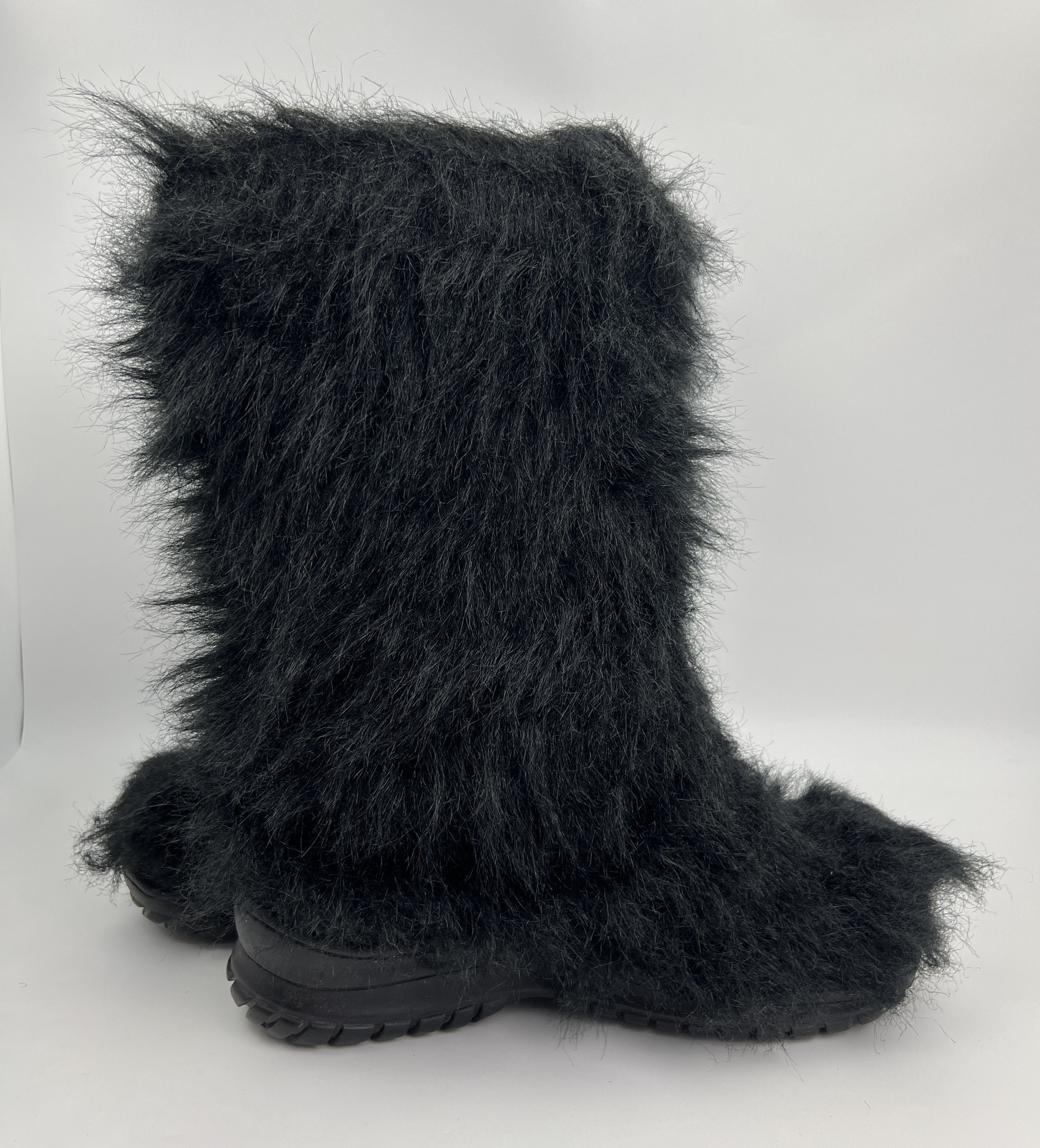 Vintage Vintage y2k Yeti Faux Fur Winter Boots Avant Garde Size US 10 / IT 40 - 7 Thumbnail