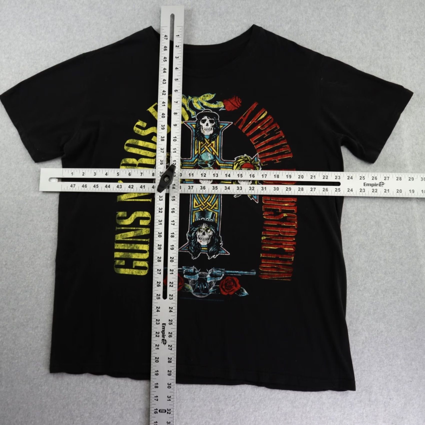 Bravado Bravado Guns N Roses Shirt Adult XL Black T-Shirt Men Short Sleeve Size XL Black Size US XL / EU 56 / 4 - 2 Thumbnail
