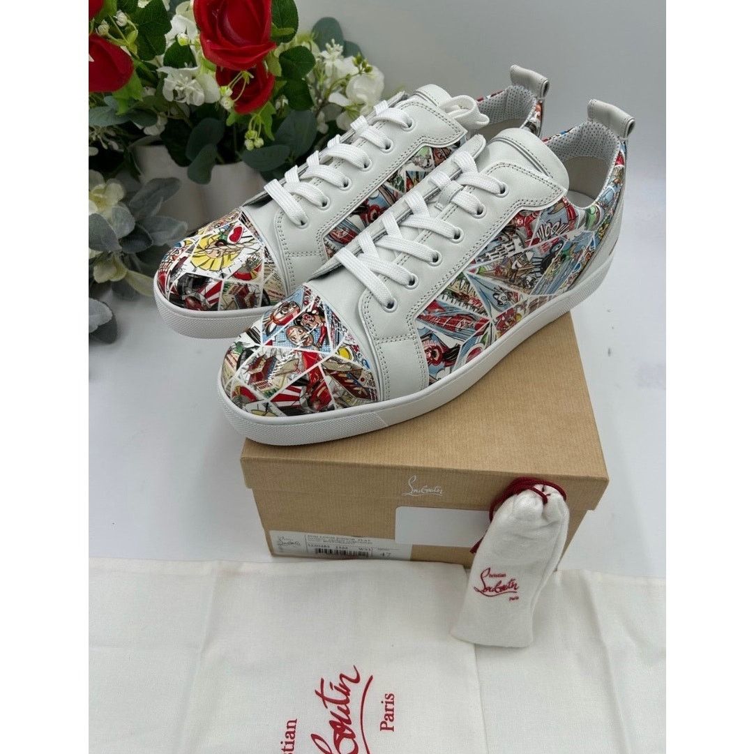 Christian Louboutin Christian Louboutin fun Louis Jr flat patent sneaker sz 47 Size US 14 / EU 47 - 6 Thumbnail