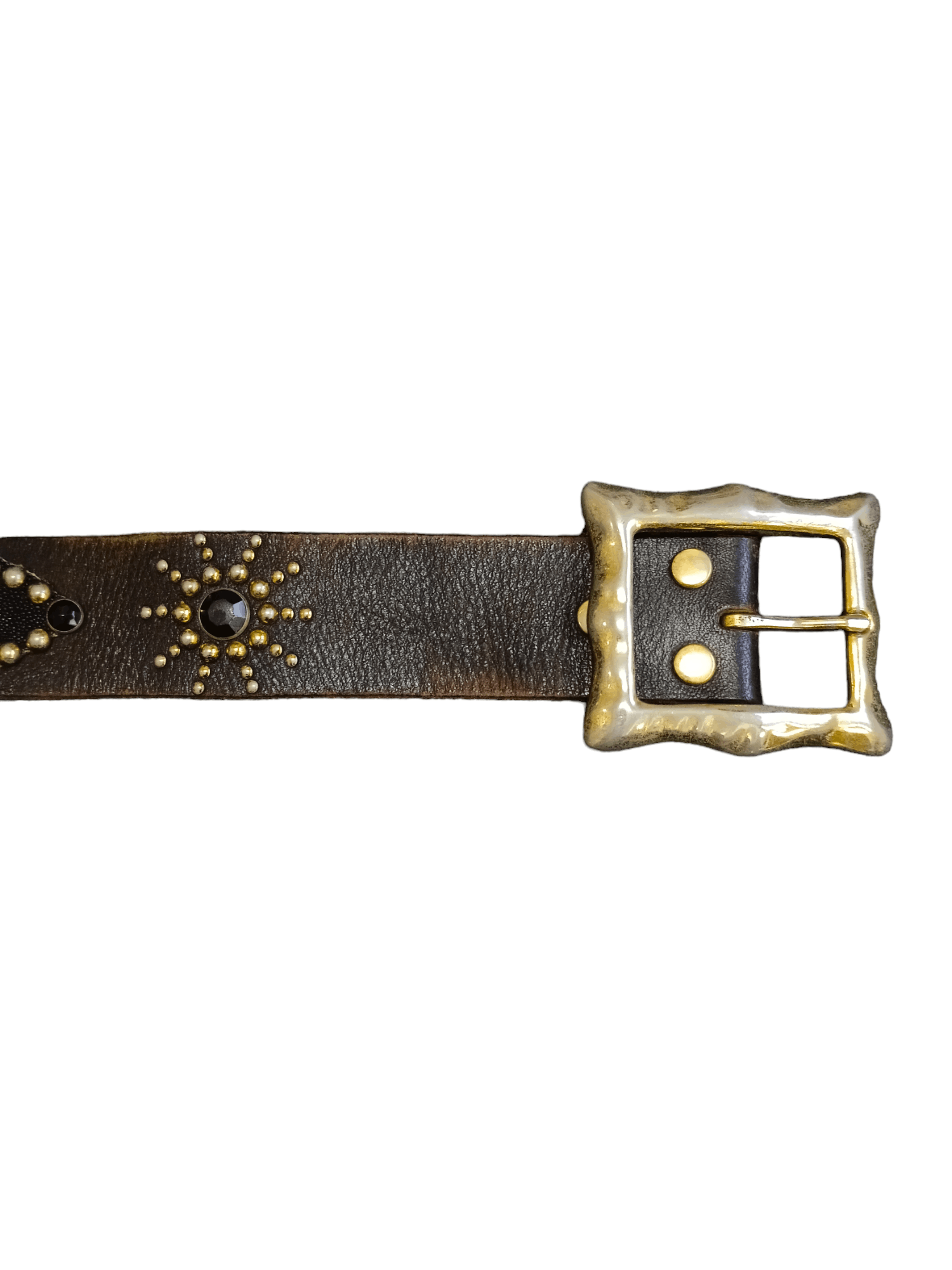 If Six Was Nine SICK STUDD DIAVLO LEATHER X STINGREY BELT(28-33 INCH) Size ONE SIZE - 6 Thumbnail