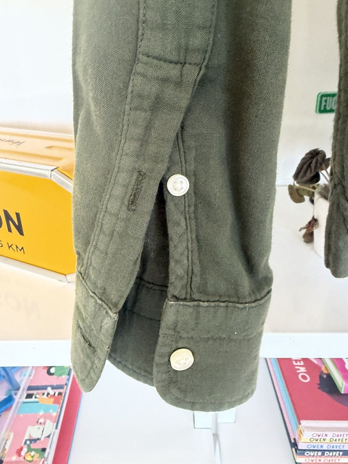Hiroshi Kato Hiroshi Kato - The Ripper Shirt XL Olive Green Made in USA Size US XL / EU 56 / 4 - 6 Thumbnail