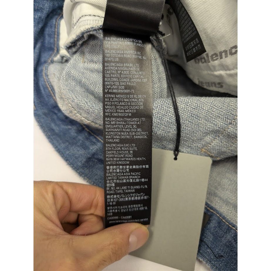 Balenciaga o1rshd1 Denim Shorts in Blue Size US 32 / EU 48 - 21 Thumbnail