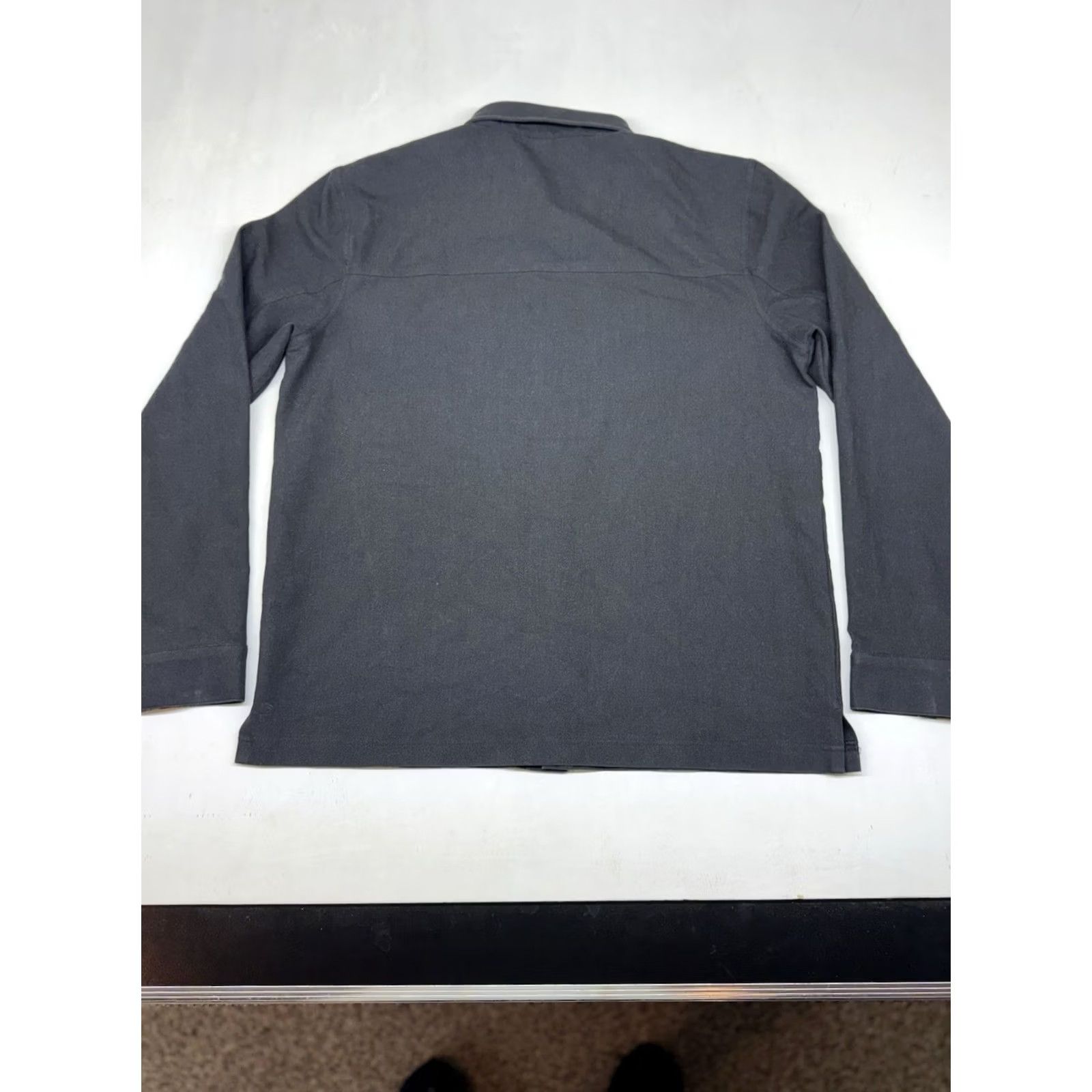 Vintage Public Rec Shirt Mens M Black Cotton Blend Stretch Thermal Button Down - Casual, Long Sleeve, Pockets, Regular Fit, Fall Winter, Collared, Jeans, Men Size US M / EU 48-50 / 2 - 7 Thumbnail