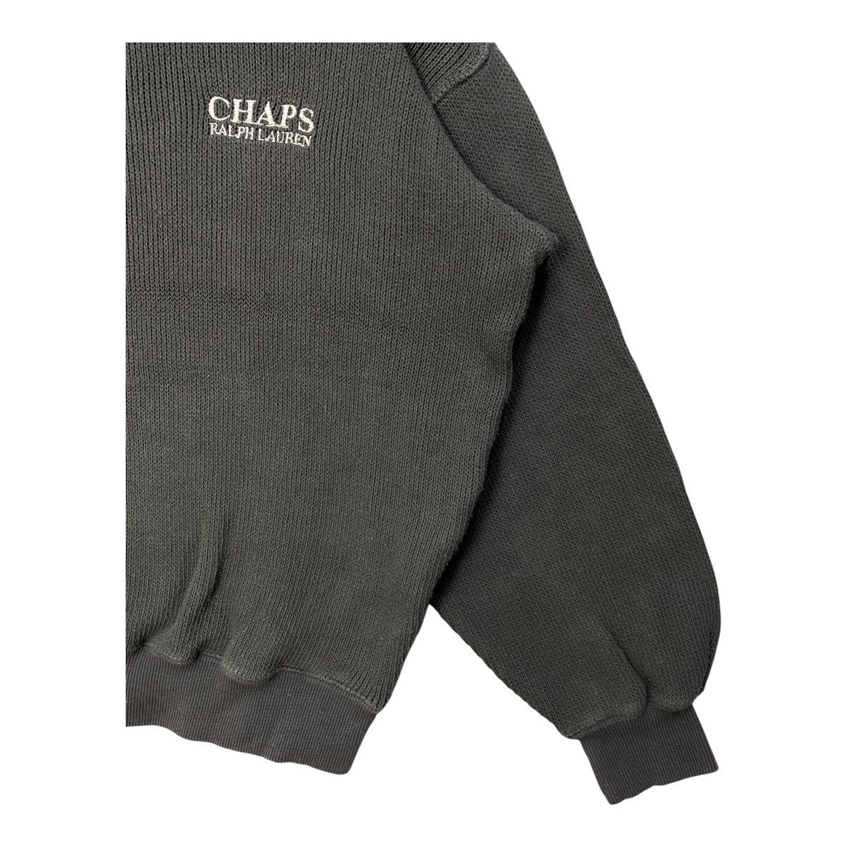 Chaps Ralph Lauren Vintage Chaps Ralph Lauren Sweatshirt Dark Gray Knit Boxy 2L Size US L / EU 52-54 / 3 - 3 Thumbnail