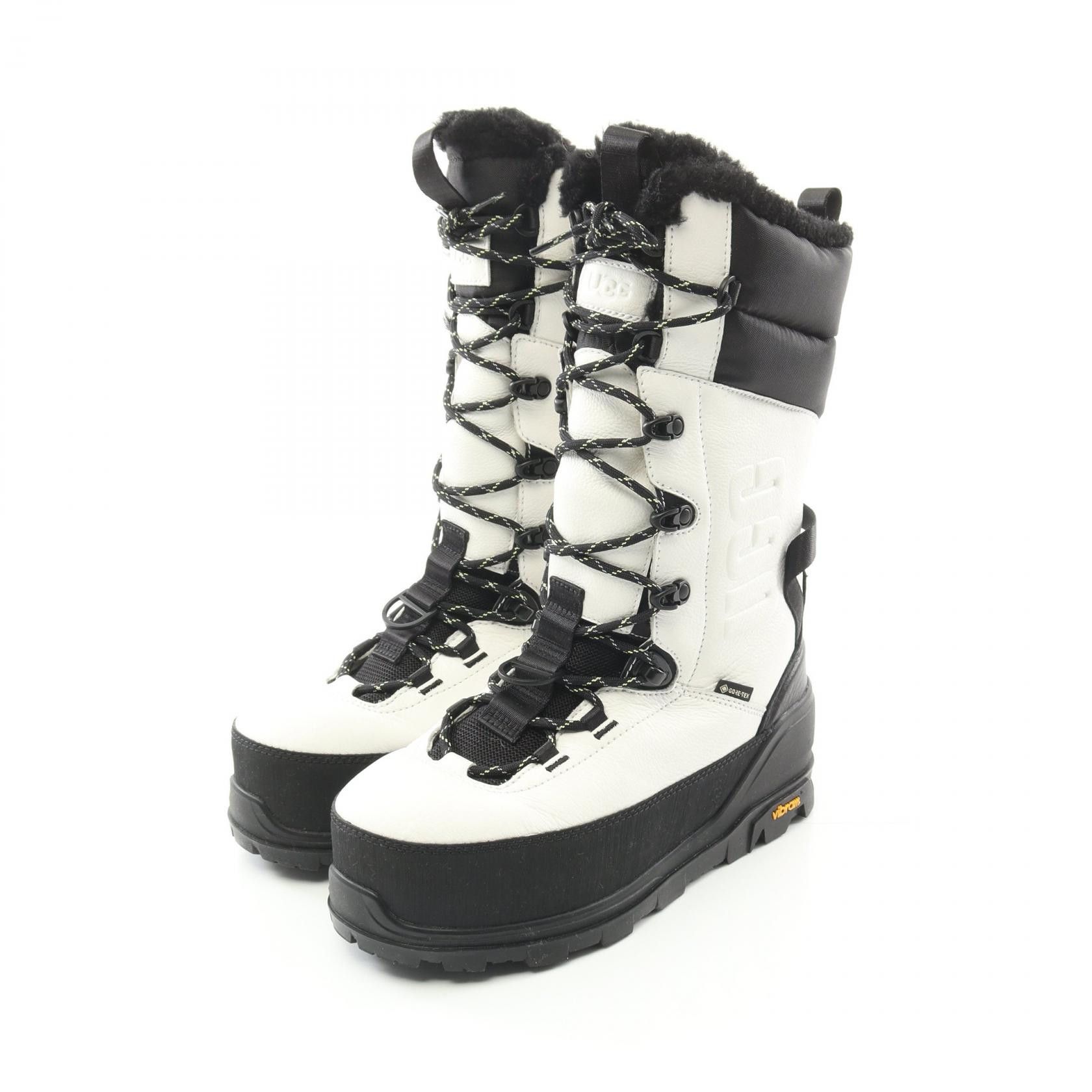 Other Ugg Shasta Leather Sheepskin Boots Leather Shoes 1151850 in White, Women's