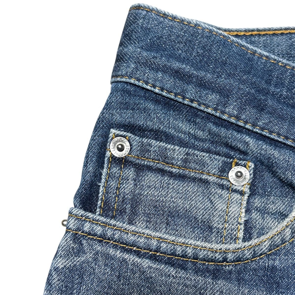 Helmut Lang ERALY 2000s HELMUT LANG CLASSIC CUT JEANS CUT OFF DENIM Size US 31 - 4 Thumbnail