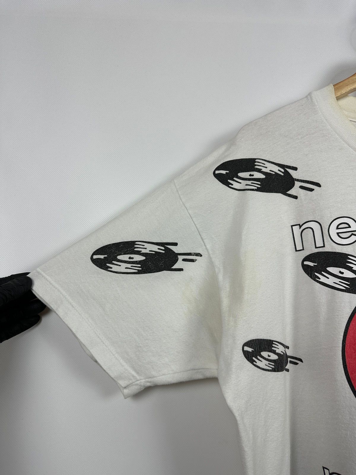 Rap Tees 1995 Vintage Nervous New York Records Rap T-Shirt Size US XL / EU 56 / 4 - 13 Thumbnail