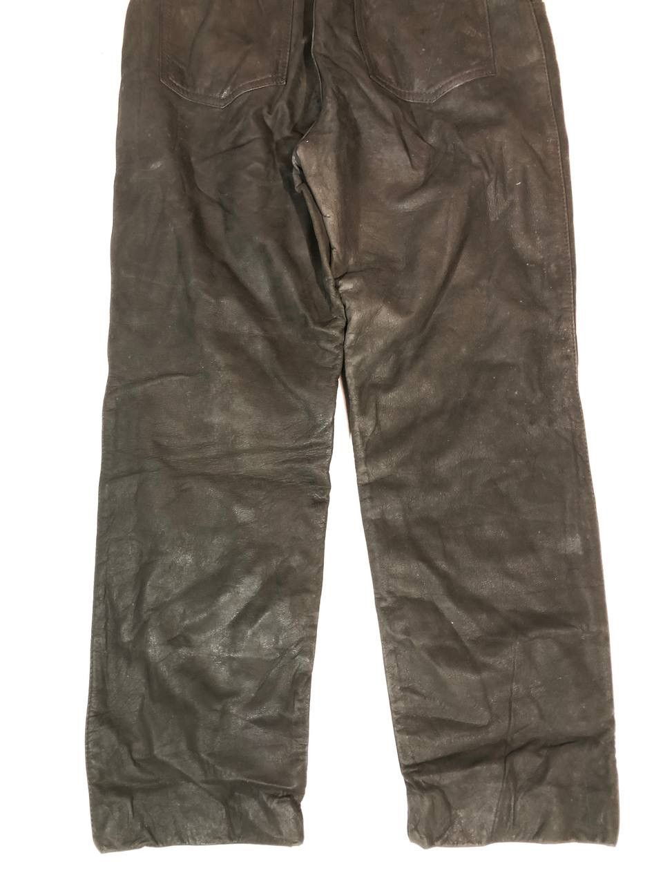 Leather × Vintage Benany Leather Biker Pants Vintage Size US 30 / EU 46 - 9 Thumbnail