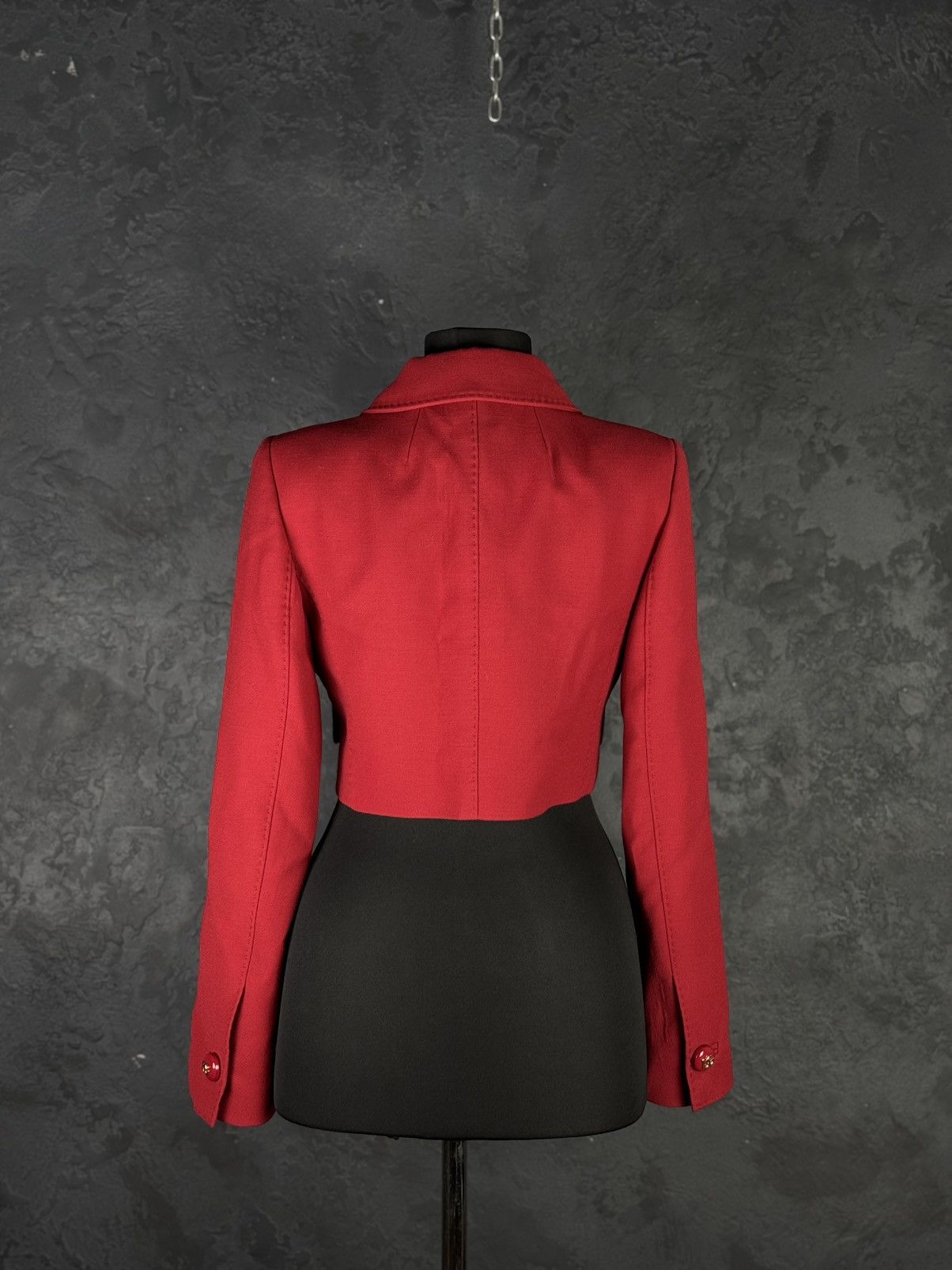 Dolce & Gabbana DOLCE & GABBANA Cropped Wool Jacket Size M / US 6-8 / IT 42-44 - 7 Thumbnail