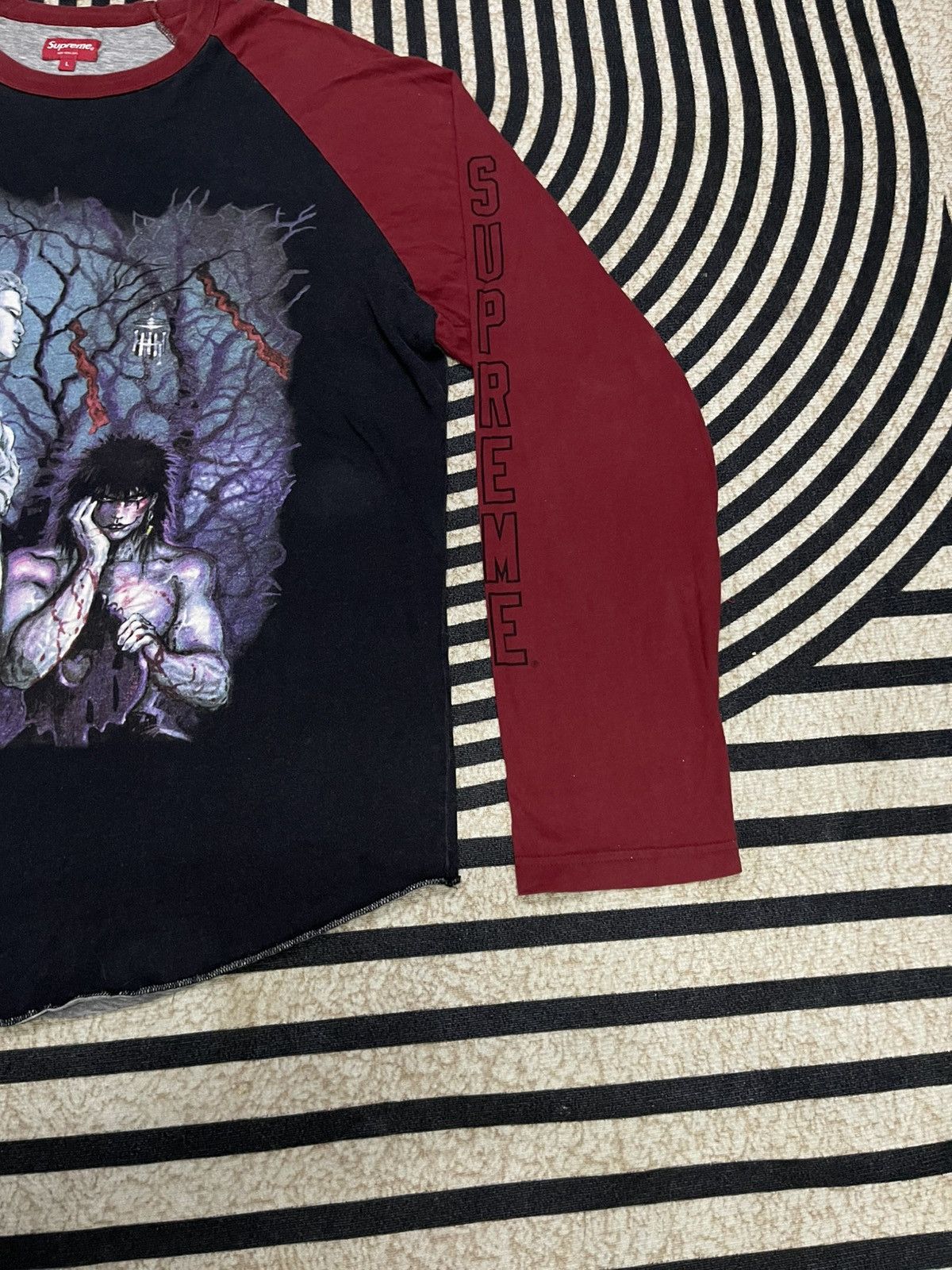 FW 21 SUPREME “THE CROW” RAGLAN T SHIRT LONG SLEEVE