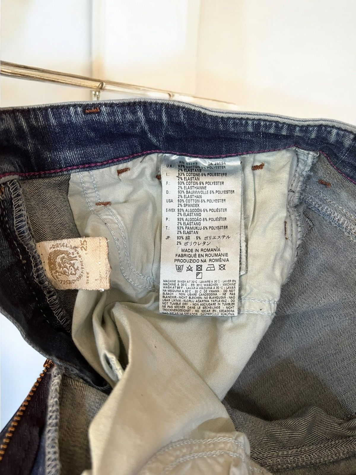 Diesel Diesel Skinzee super slim skinny jeans size W25 L32 Size 25" / US 0 / IT 36 - 6 Thumbnail