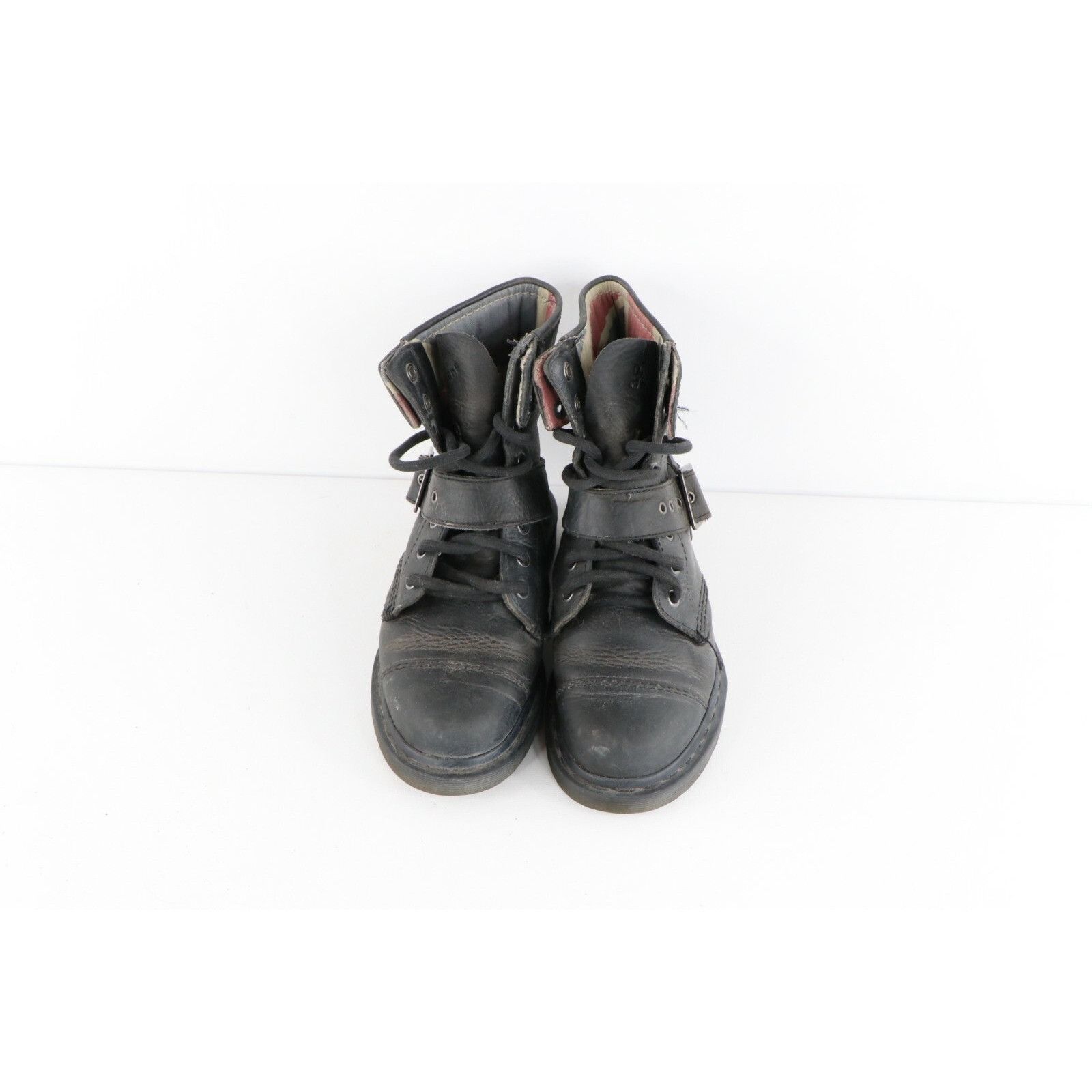 Dr. Martens × Vintage Vintage Dr Martens Distressed Triumph 8 Eyelet Leather Boots Size US 6 / IT 36 - 2 Thumbnail