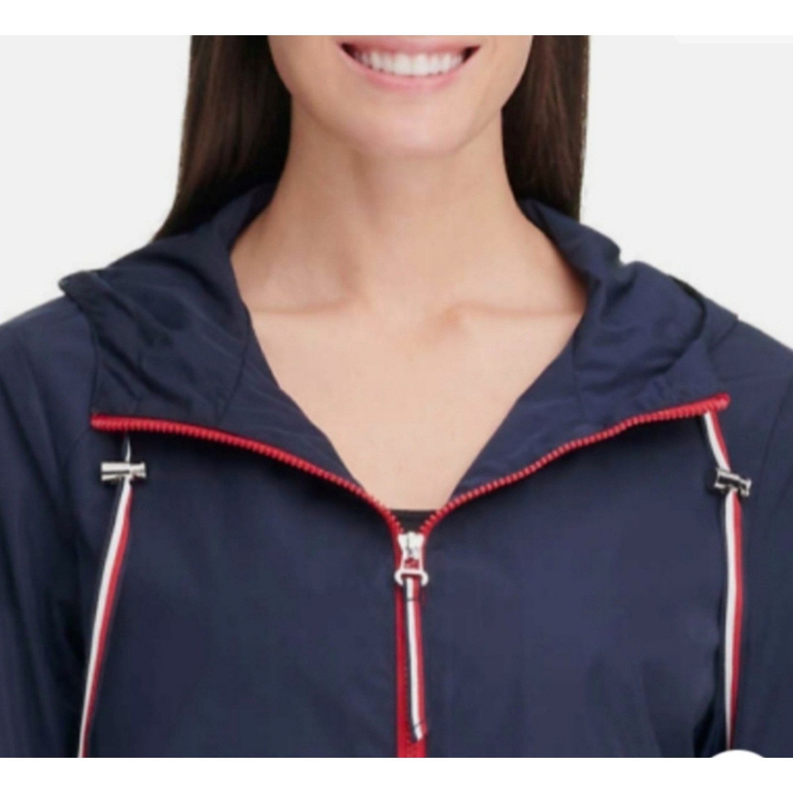 Tommy Hilfiger Tommy Hilfiger women's Lightweight Windbreaker Jacket Size M Size M / US 6-8 / IT 42-44 - 3 Thumbnail